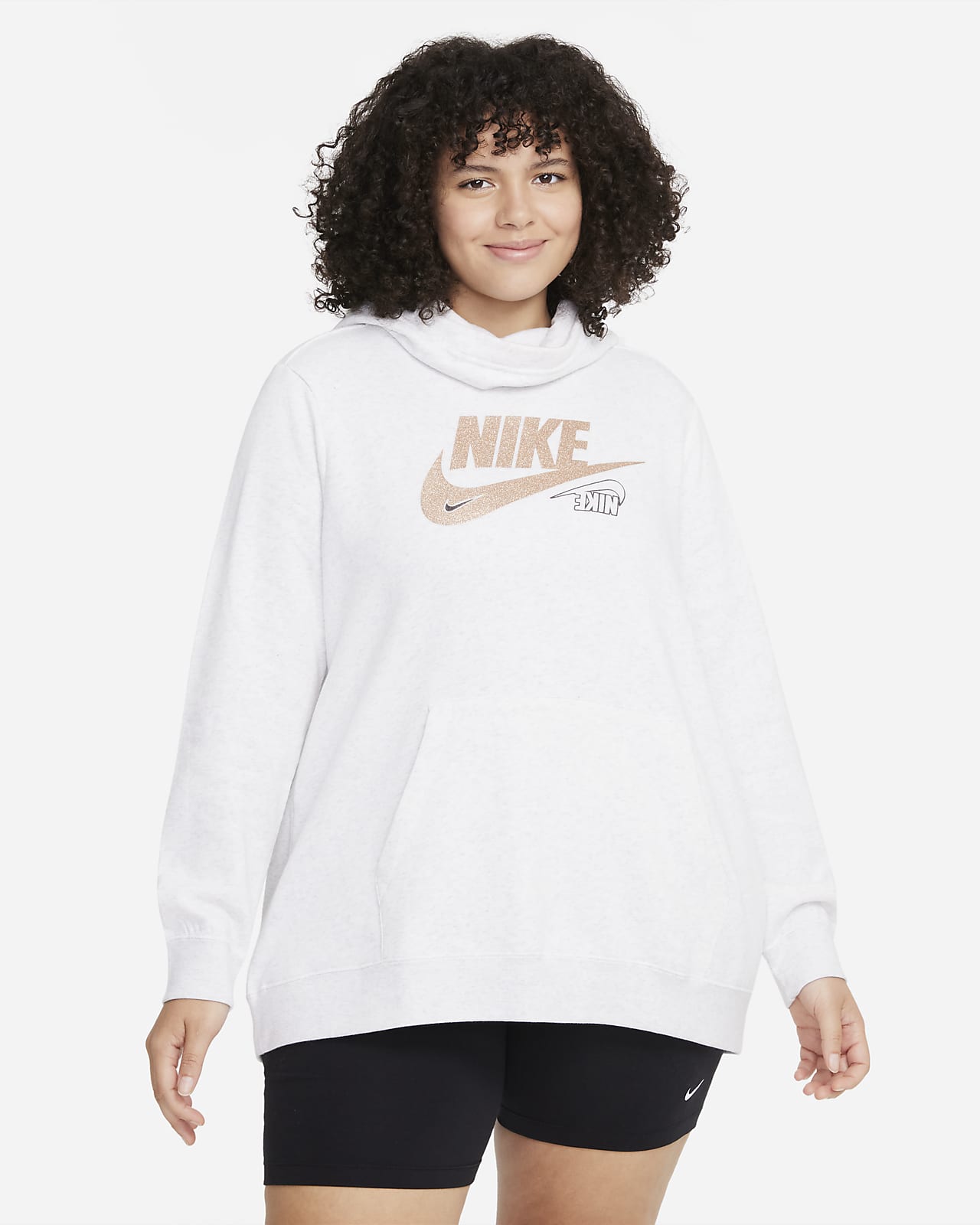 Women's nike sportswear club funnel neck hoodie Outlet