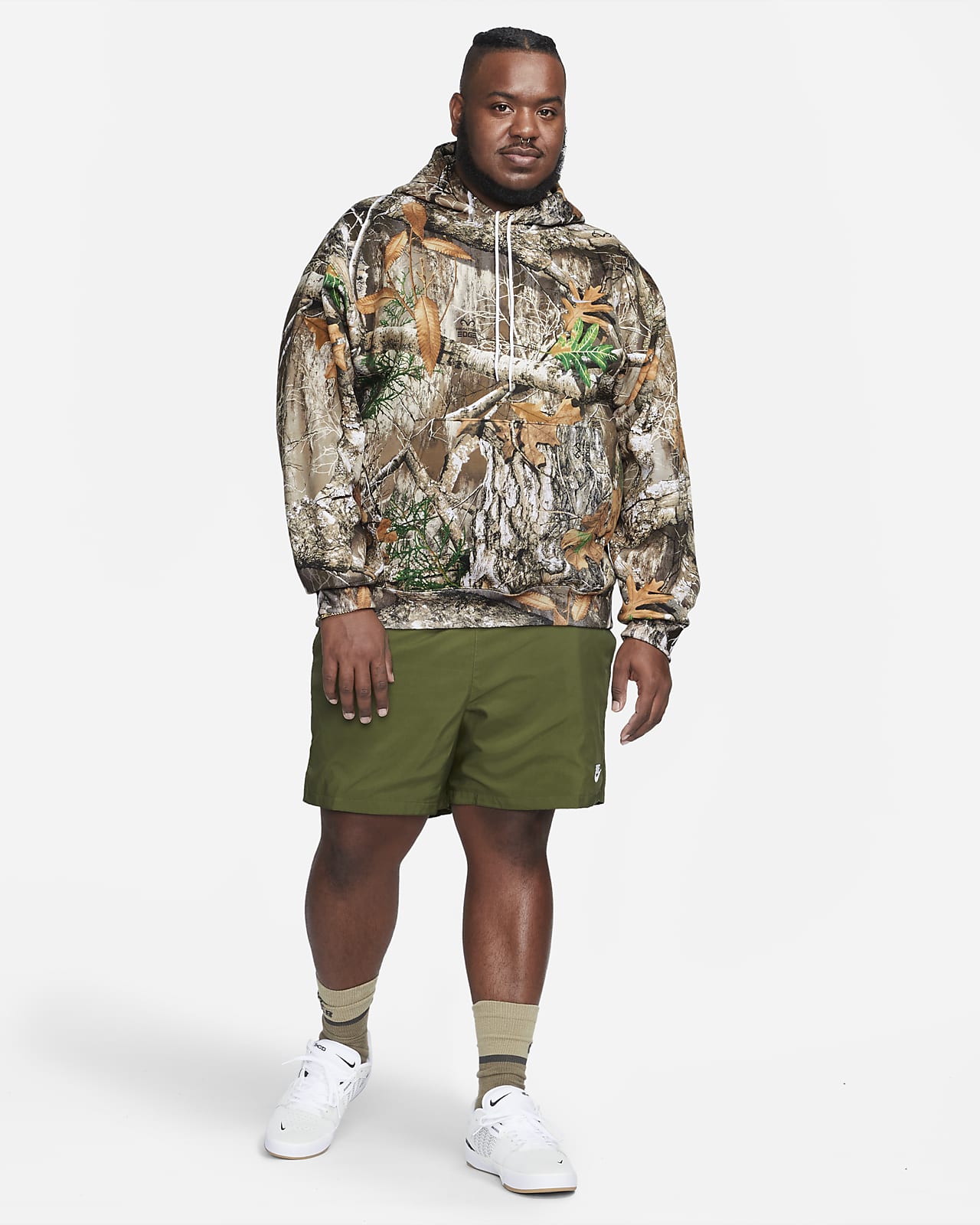 Hoodie com estampado integral Fleece Realtree® Nike SB. Nike PT