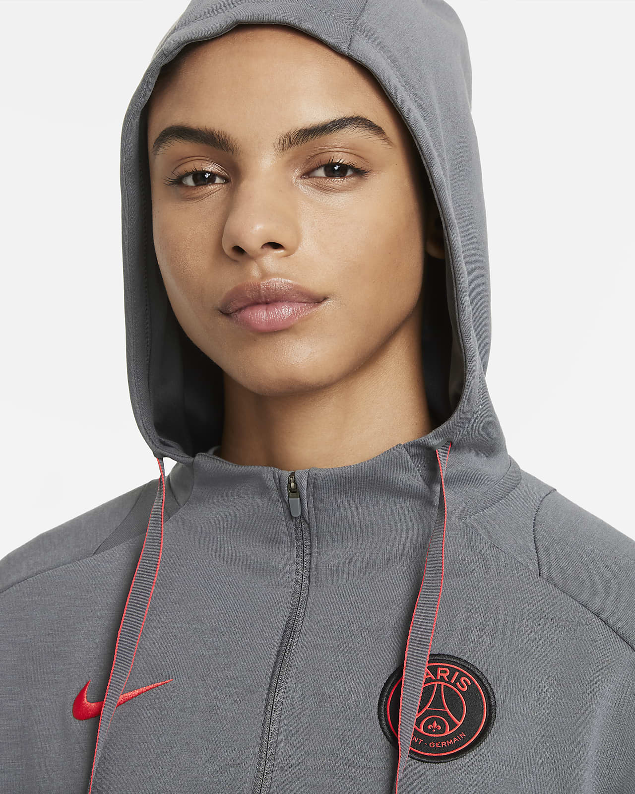 psg nike half zip