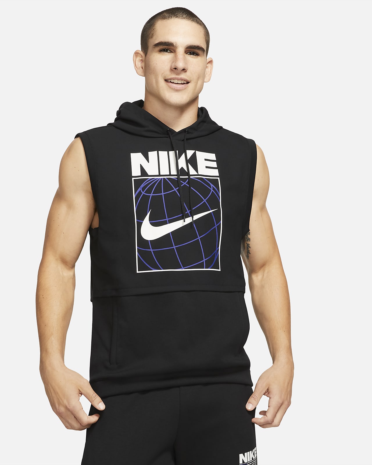 nike dri-fit 男子无袖印花训练连帽衫-耐克(nike)中国官网