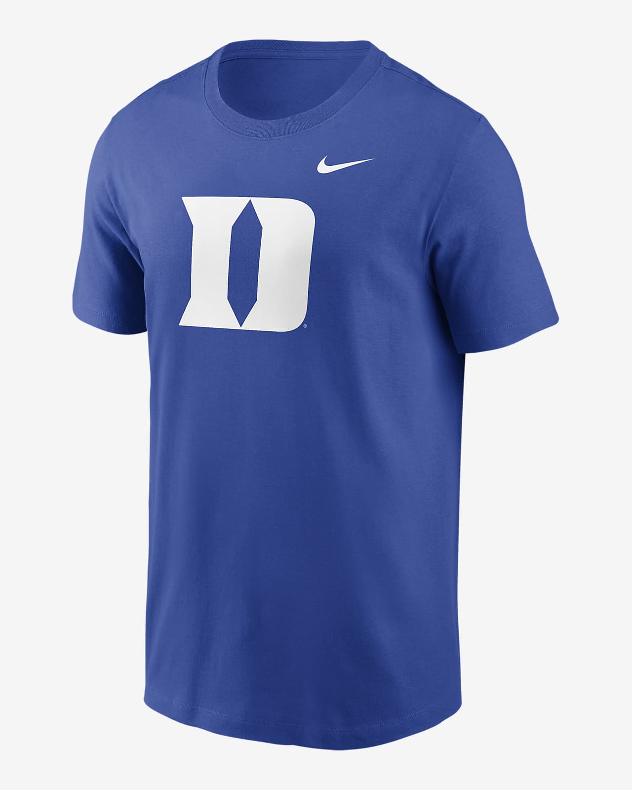 Playera universitaria Nike para hombre Duke Blue Devils Primetime Evergreen Logo