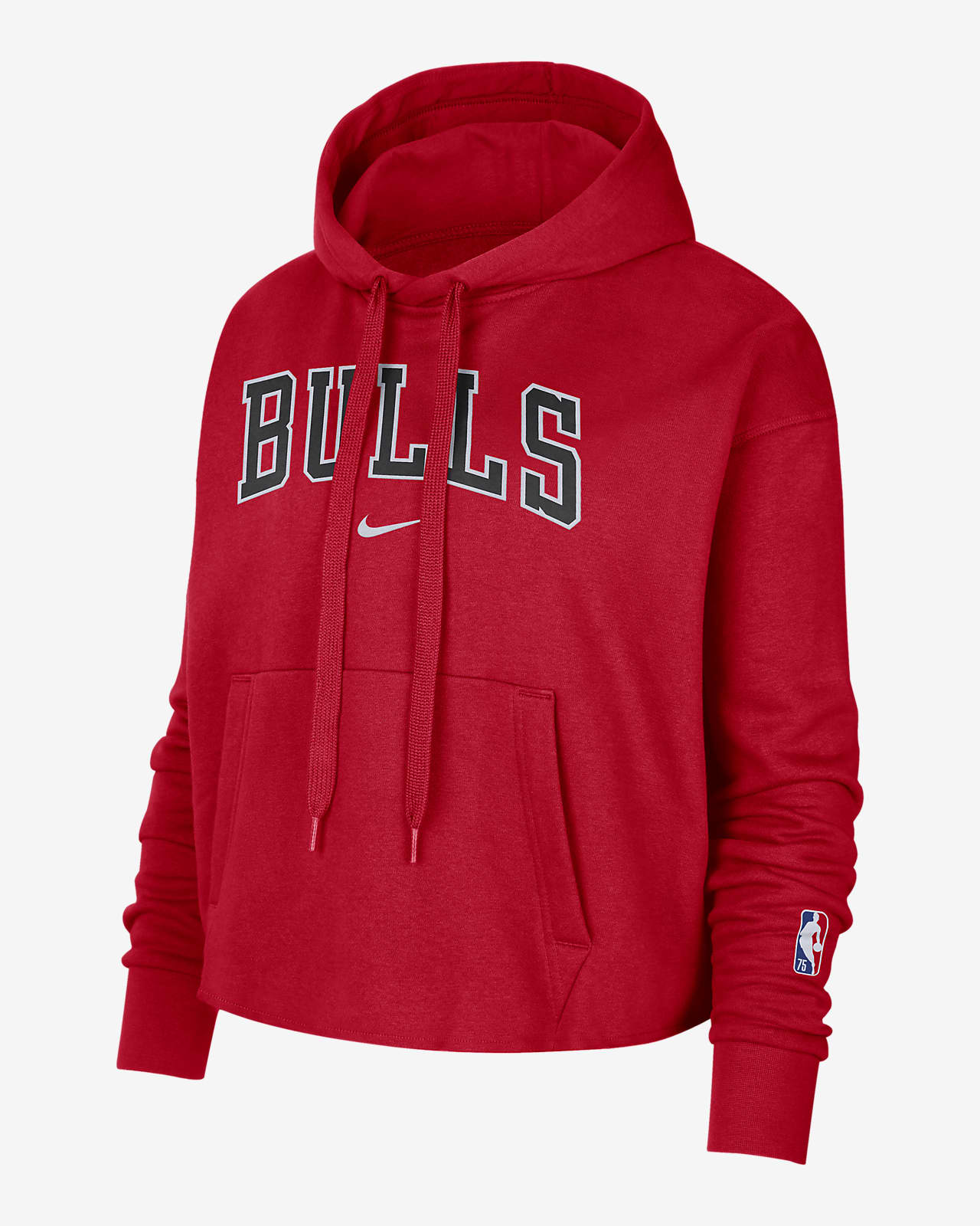 Chicago Bulls Essential Nike NBA Fleece Kapüşonlu Kadın Sweatshirt'ü