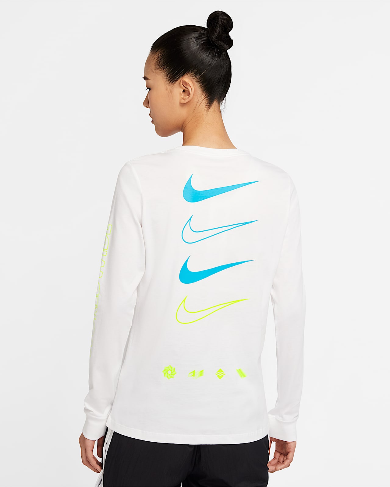 long nike t shirt women's