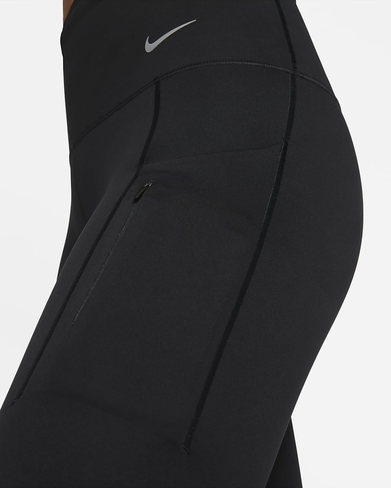 Nike Go Women's Firm-Support High-Waisted Leggings with Pockets. Nike LU