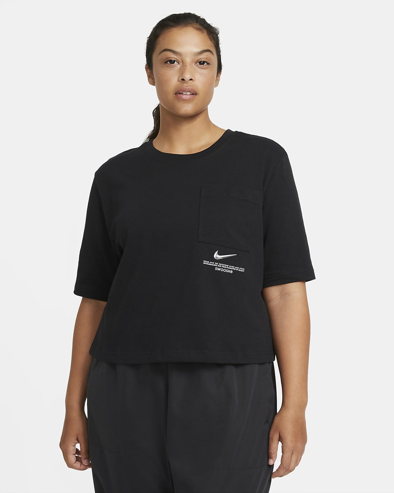 nike sportswear swoosh top
