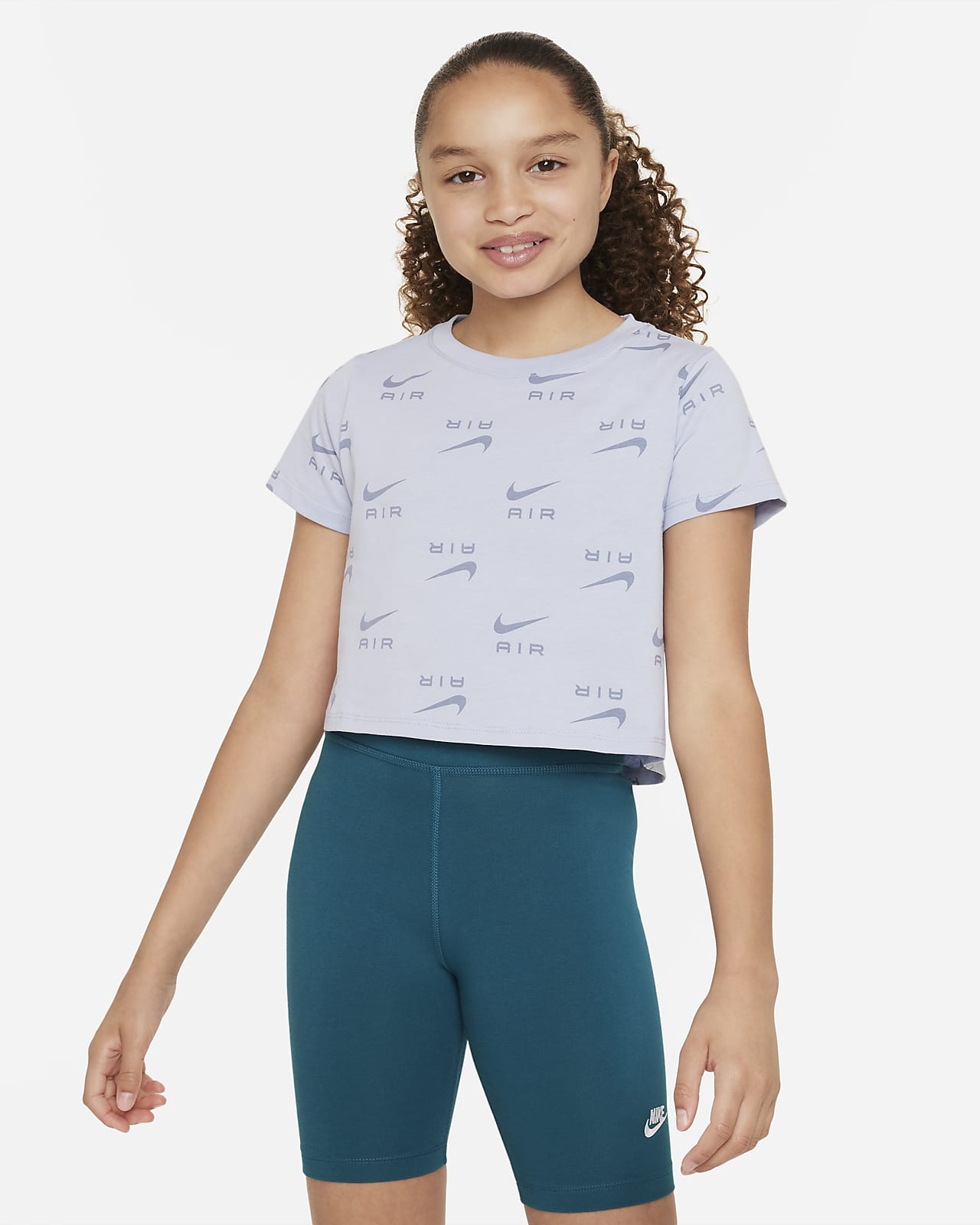 Email schrijven Abnormaal blaas gat Nike Air Big Kids' (Girls') Cropped T-Shirt. Nike.com