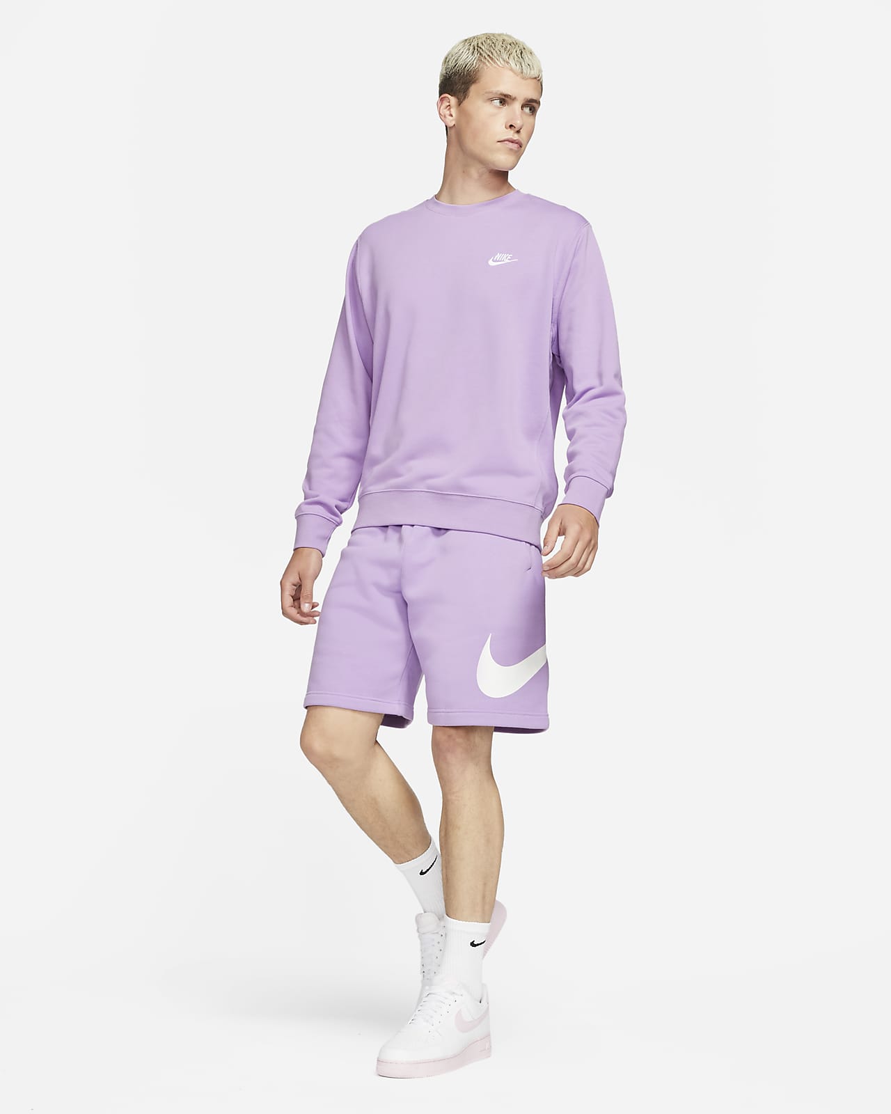 men's french terry crew nike sportswear