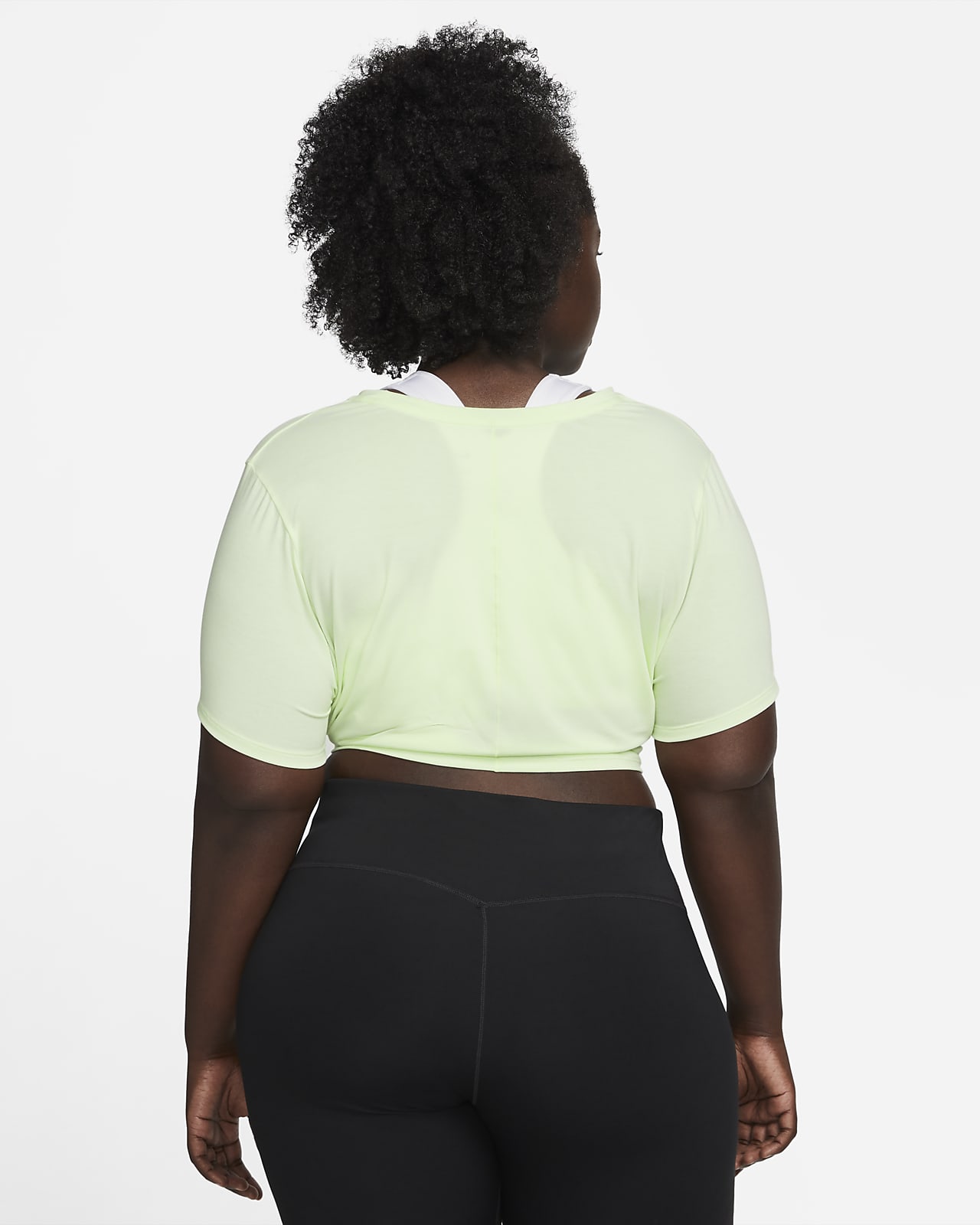 Nike Dri-FIT One Luxe Women's Standard Fit Short-Sleeve Twist Top (Plus  Size)