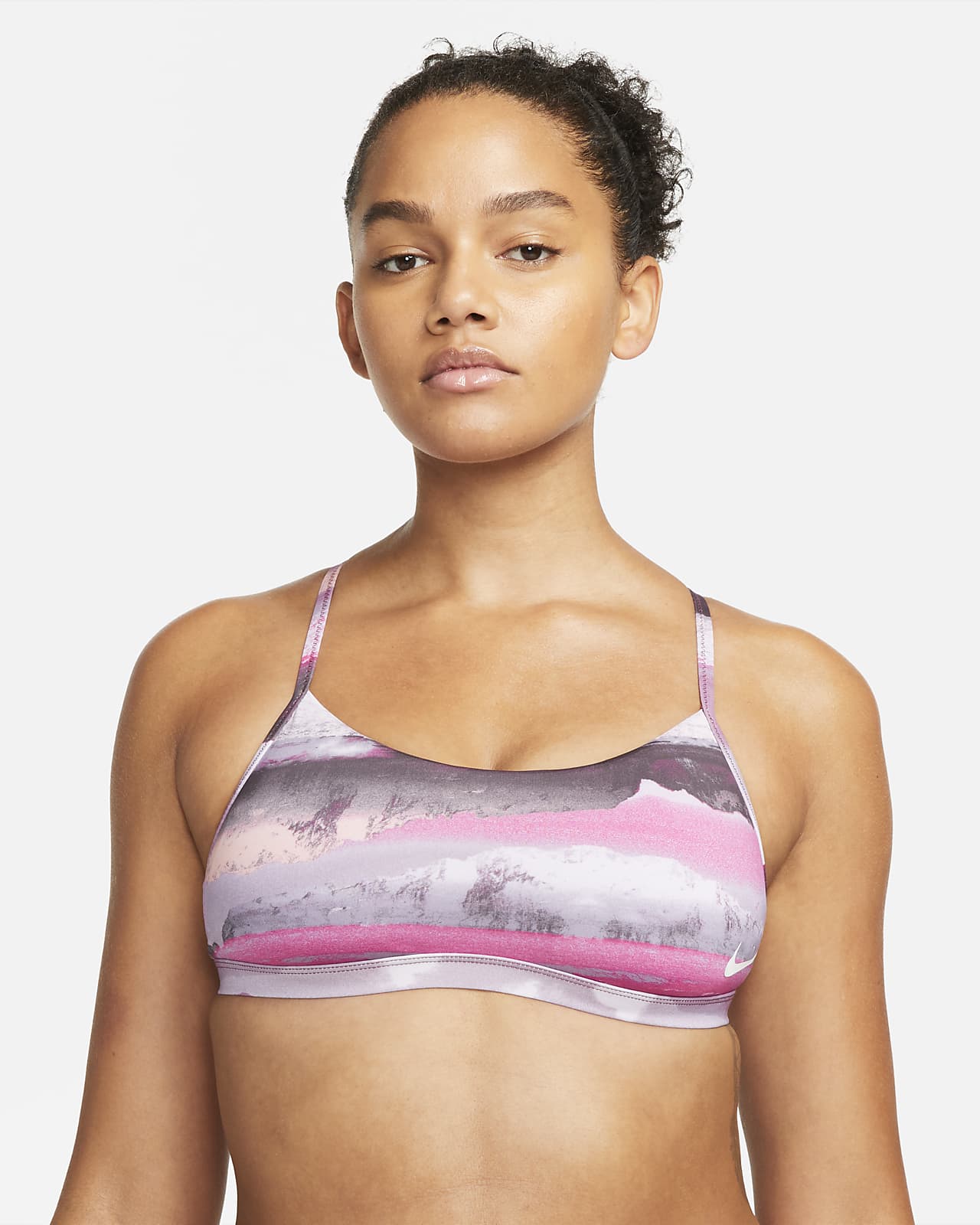 doble Ocurrencia factible Top de bikini con tirantes de espalda cruzada Nike Adventure para mujer.  Nike.com