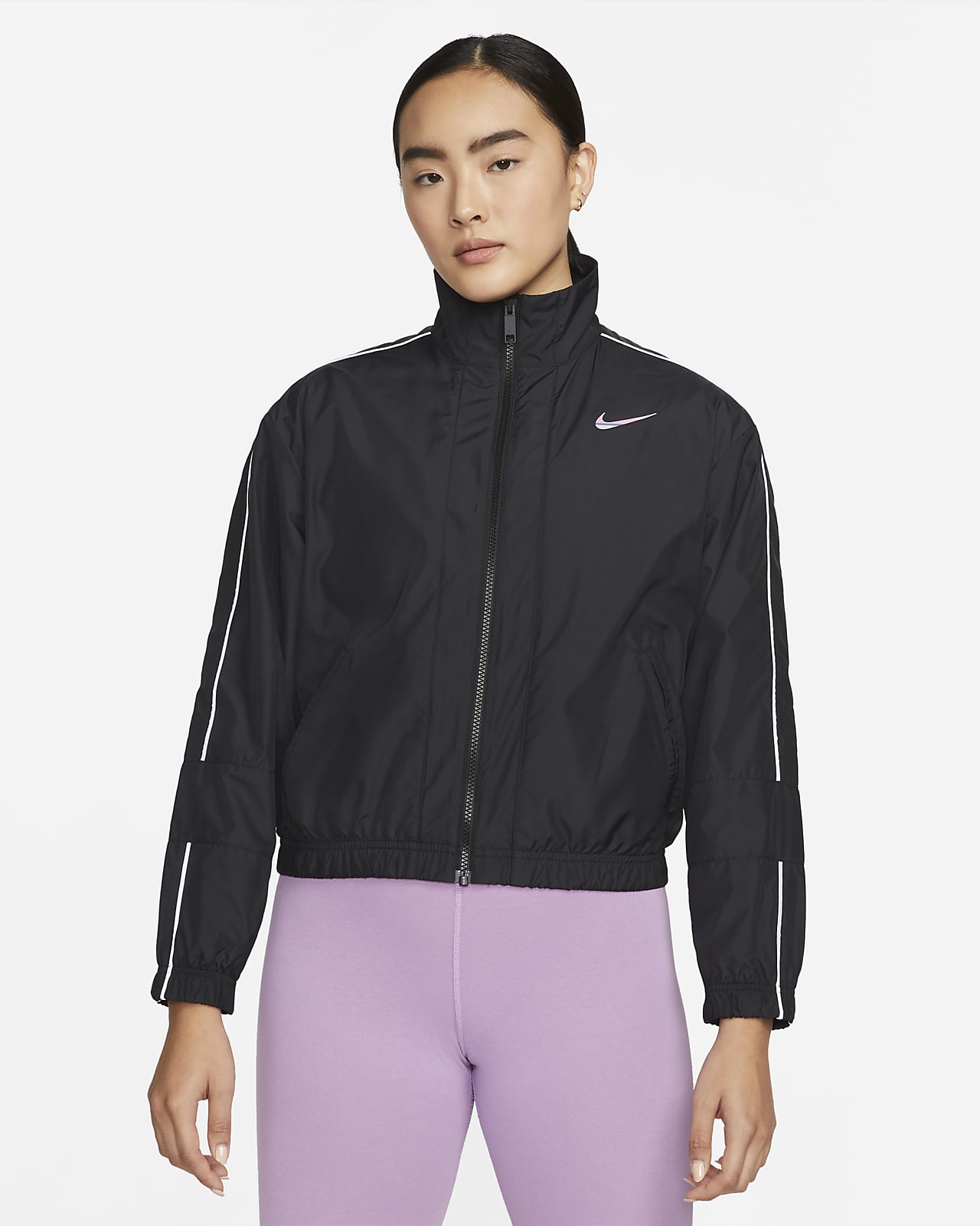 nike sportswear graphic windbreaker