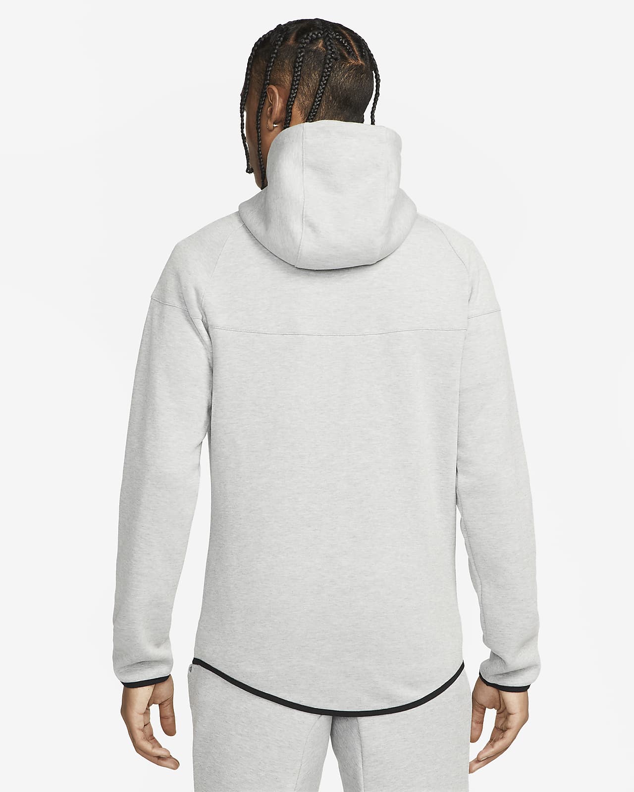 Nike Tech fleece full zip hoodie in red