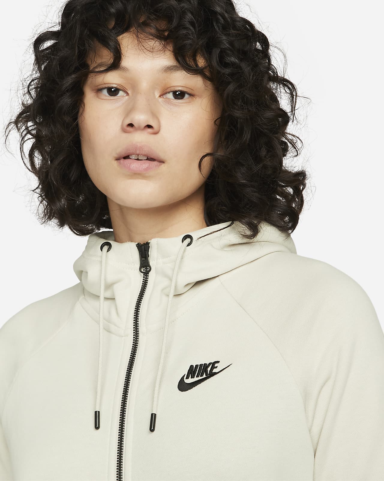 Nike Sportswear Essential Women's Full-Zip Fleece Hoodie. Nike LU