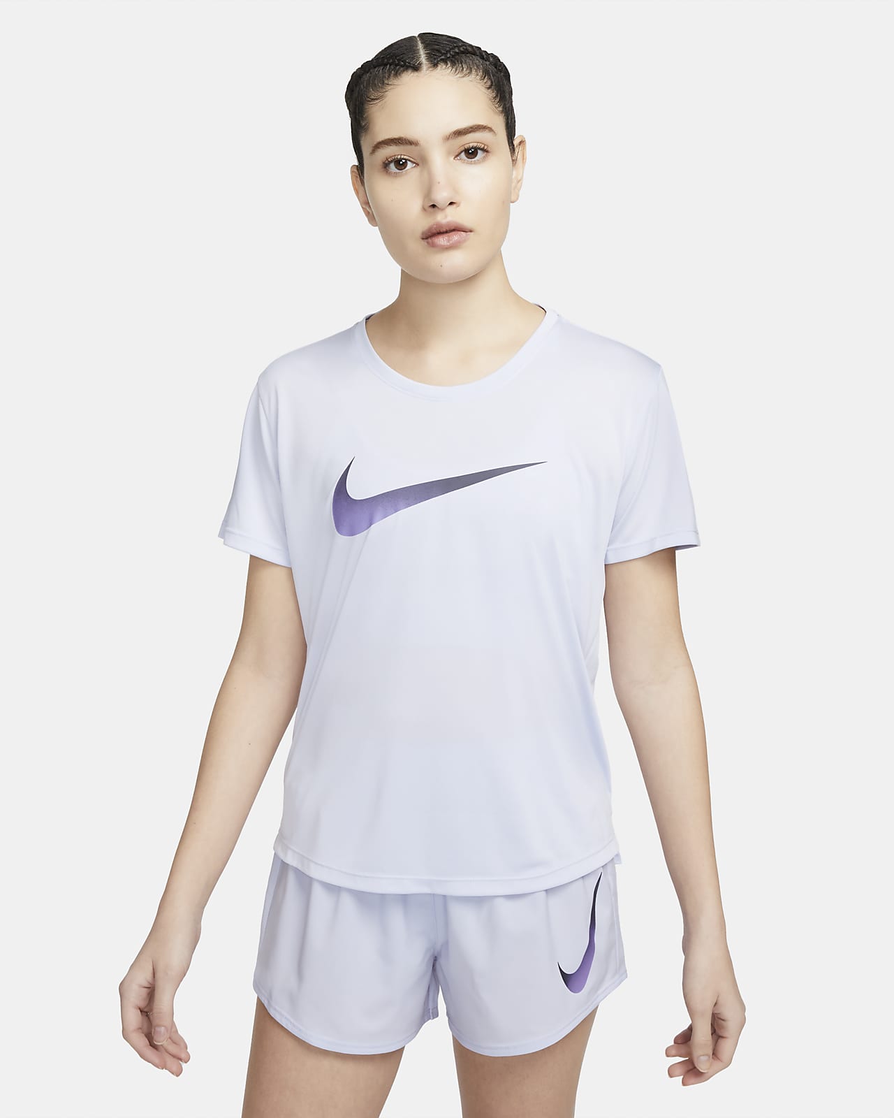 Nike Dri-FIT One kortermet løpeoverdel til dame
