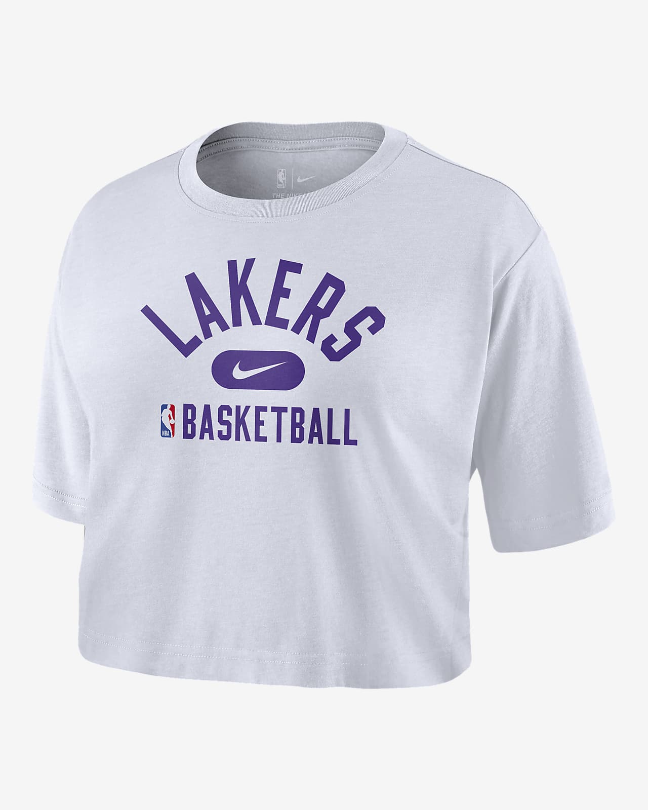 Los Angeles Lakers Women's Nike NBA Cropped T-Shirt