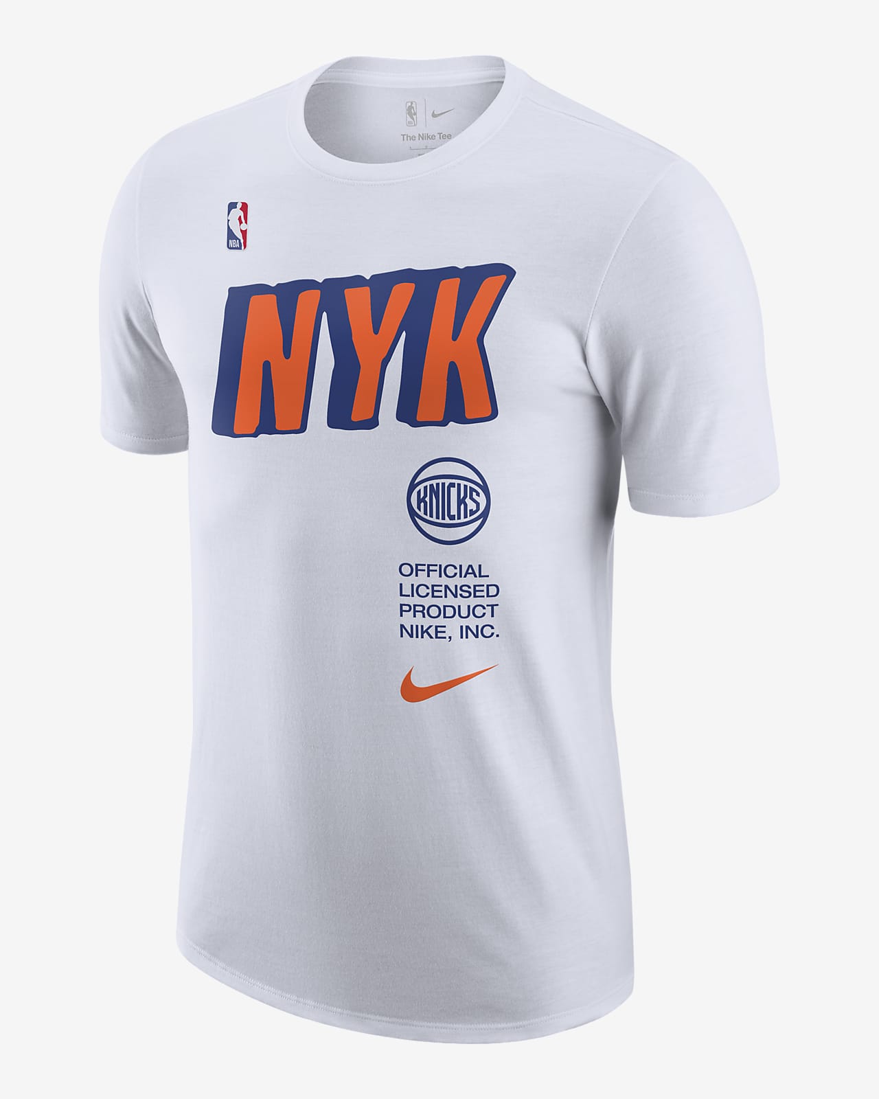 Travel Replenishment curse New York Knicks Men's Nike NBA T-Shirt. Nike.com