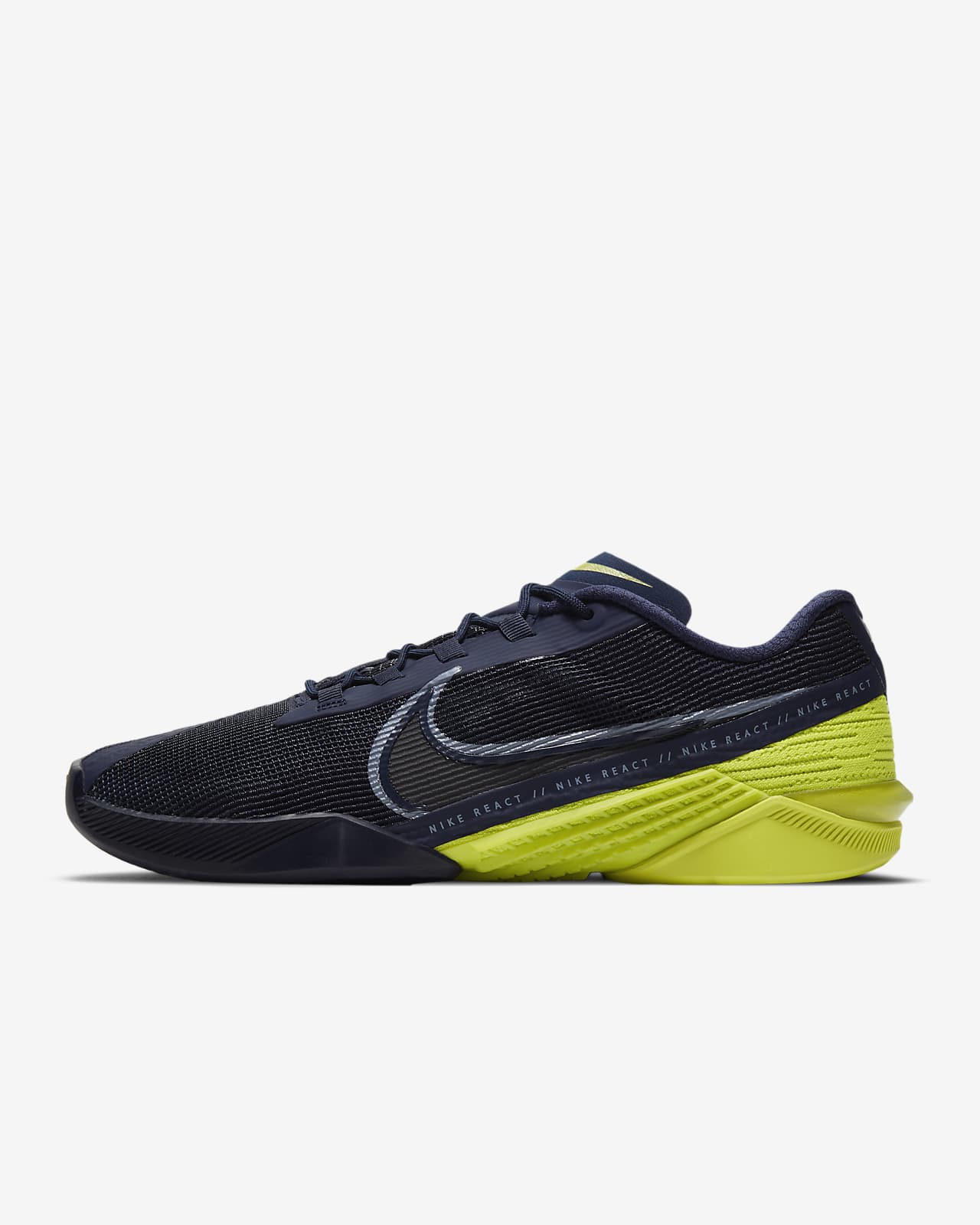 nike metcon blue and yellow