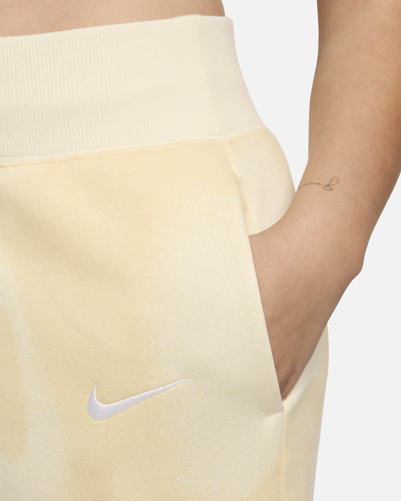 USMNT Phoenix Fleece Women's Nike Soccer High-Waisted Curve Pants