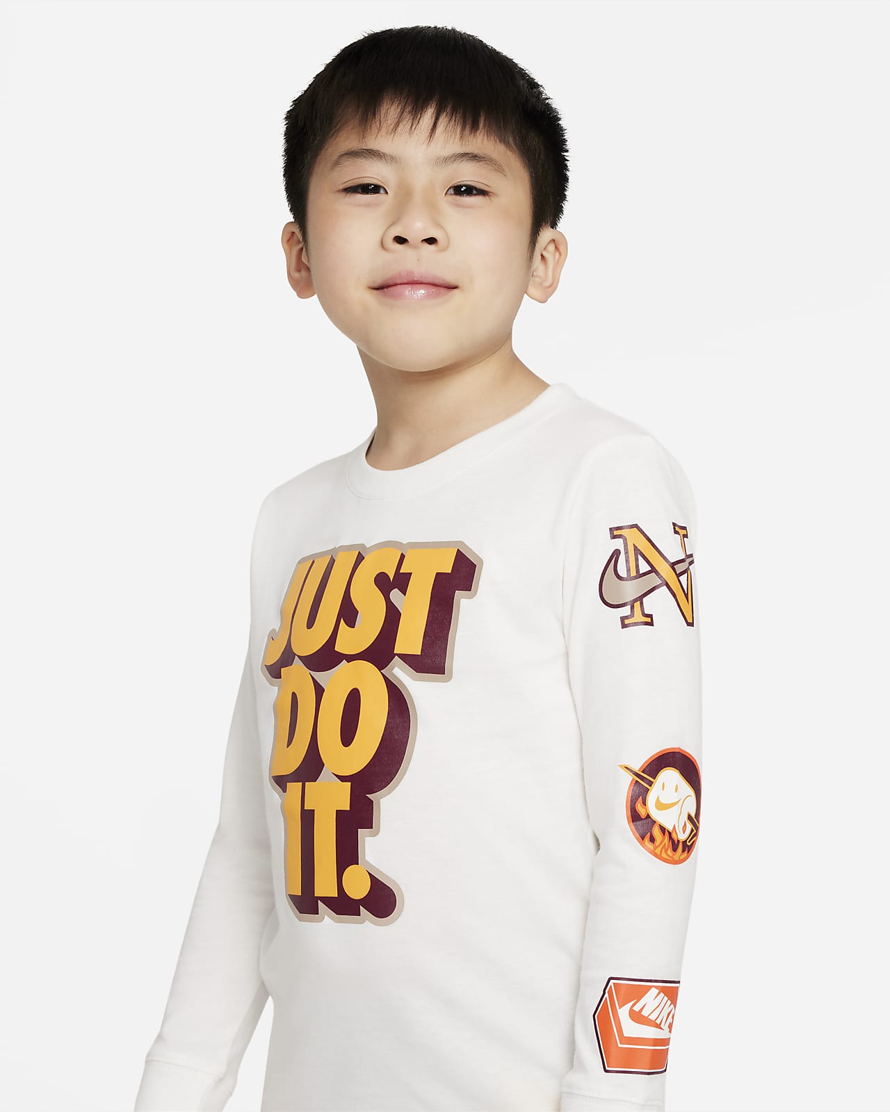 schoorsteen residu van mening zijn Nike Little Kids' Just Do It Patch Long Sleeve T-Shirt. Nike.com