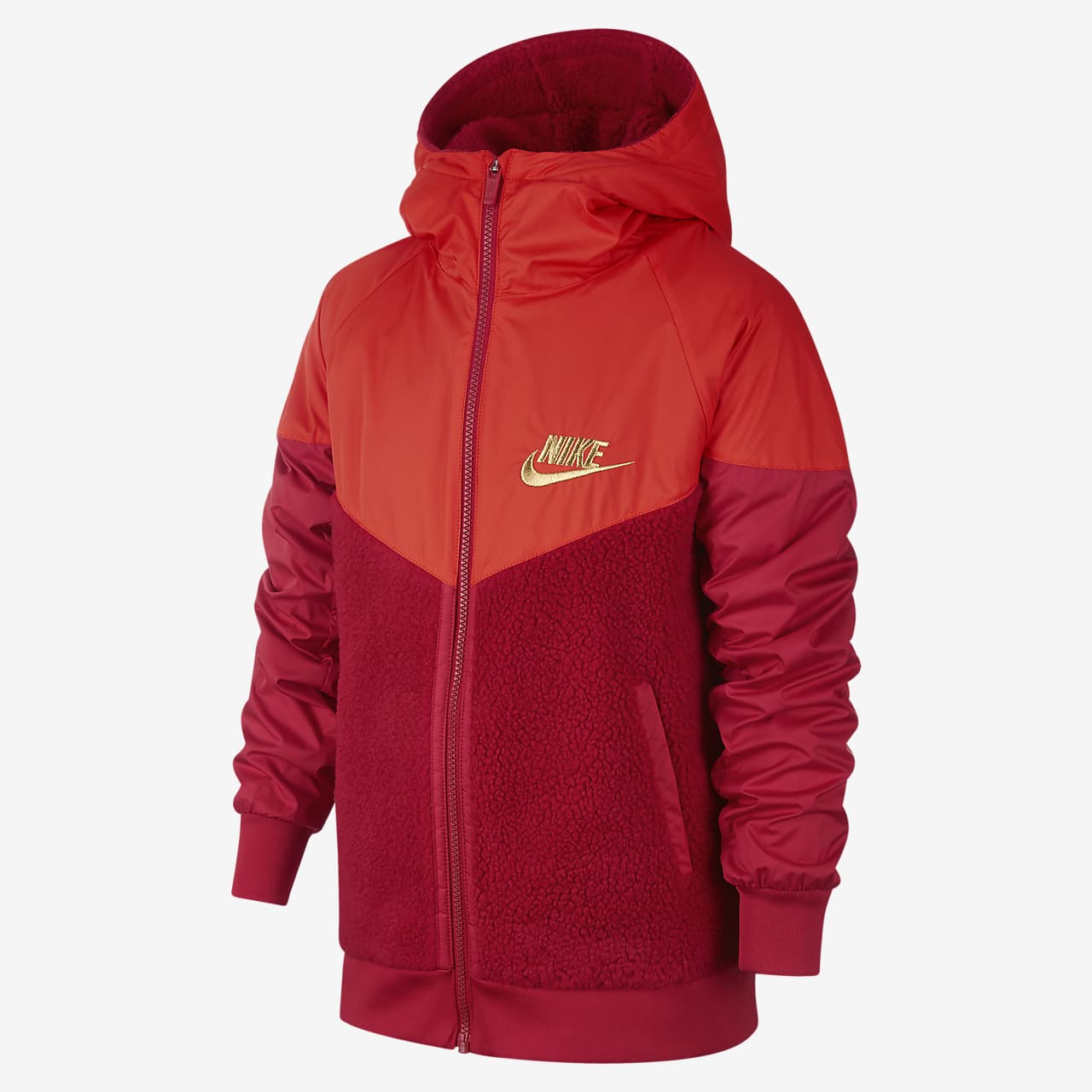 nike sportswear windrunner sherpa