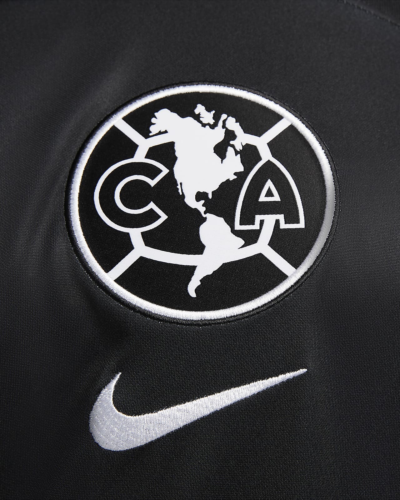 Nike Men's Club America 2023/24 Goalkeeper Jersey Black/White, M