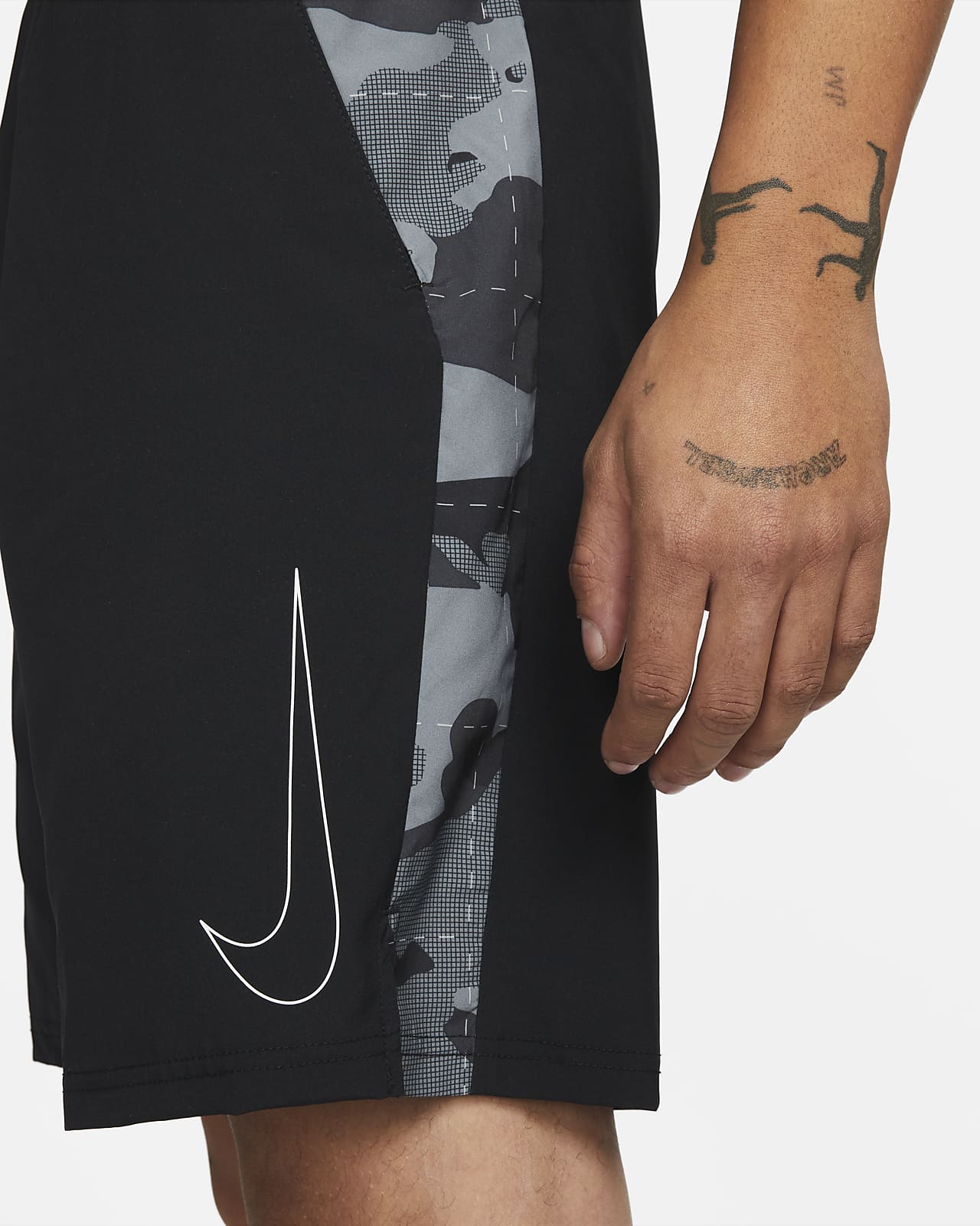 camo nike woven shorts