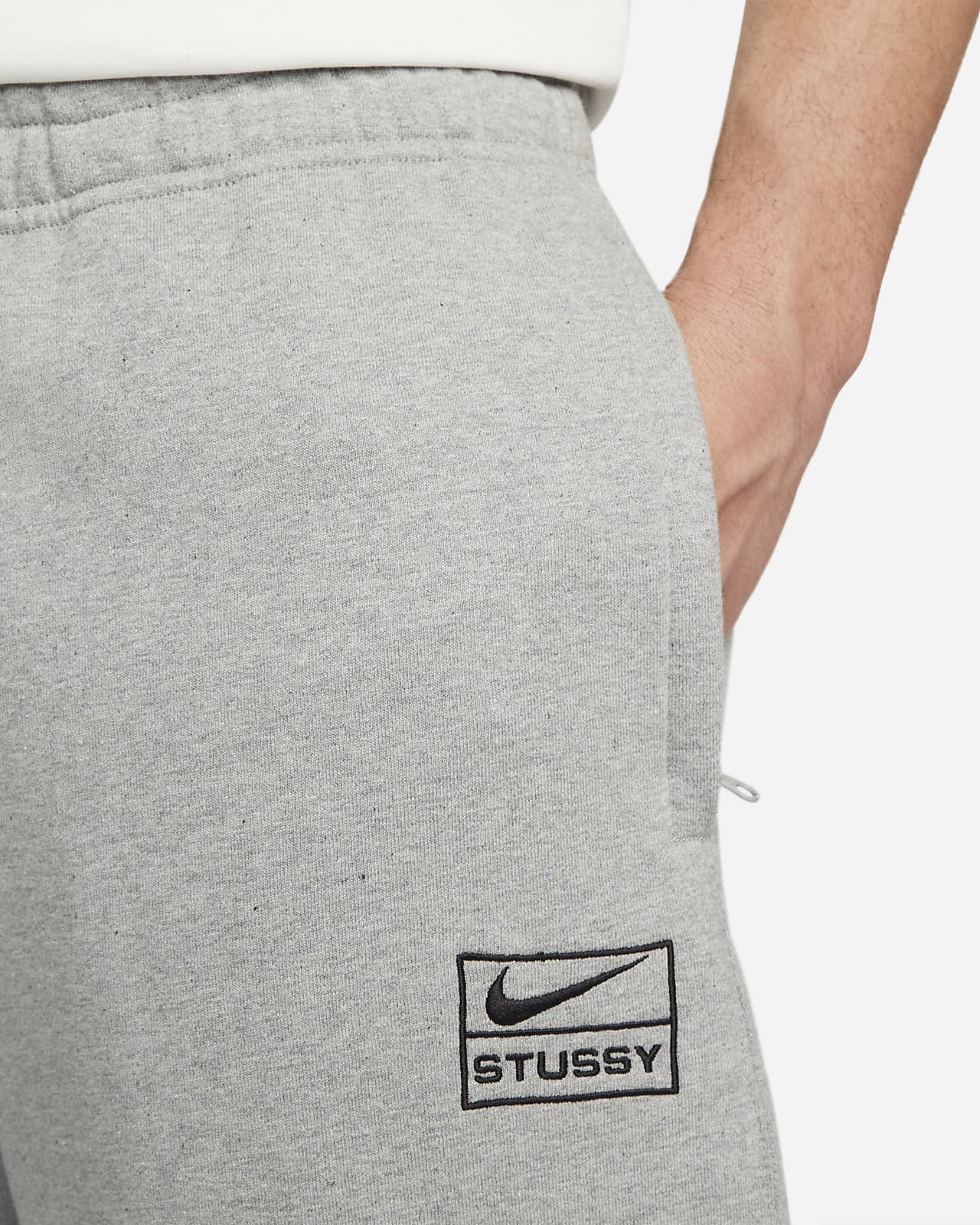 Stussy × Nike Fleece Pants Grey S グレー