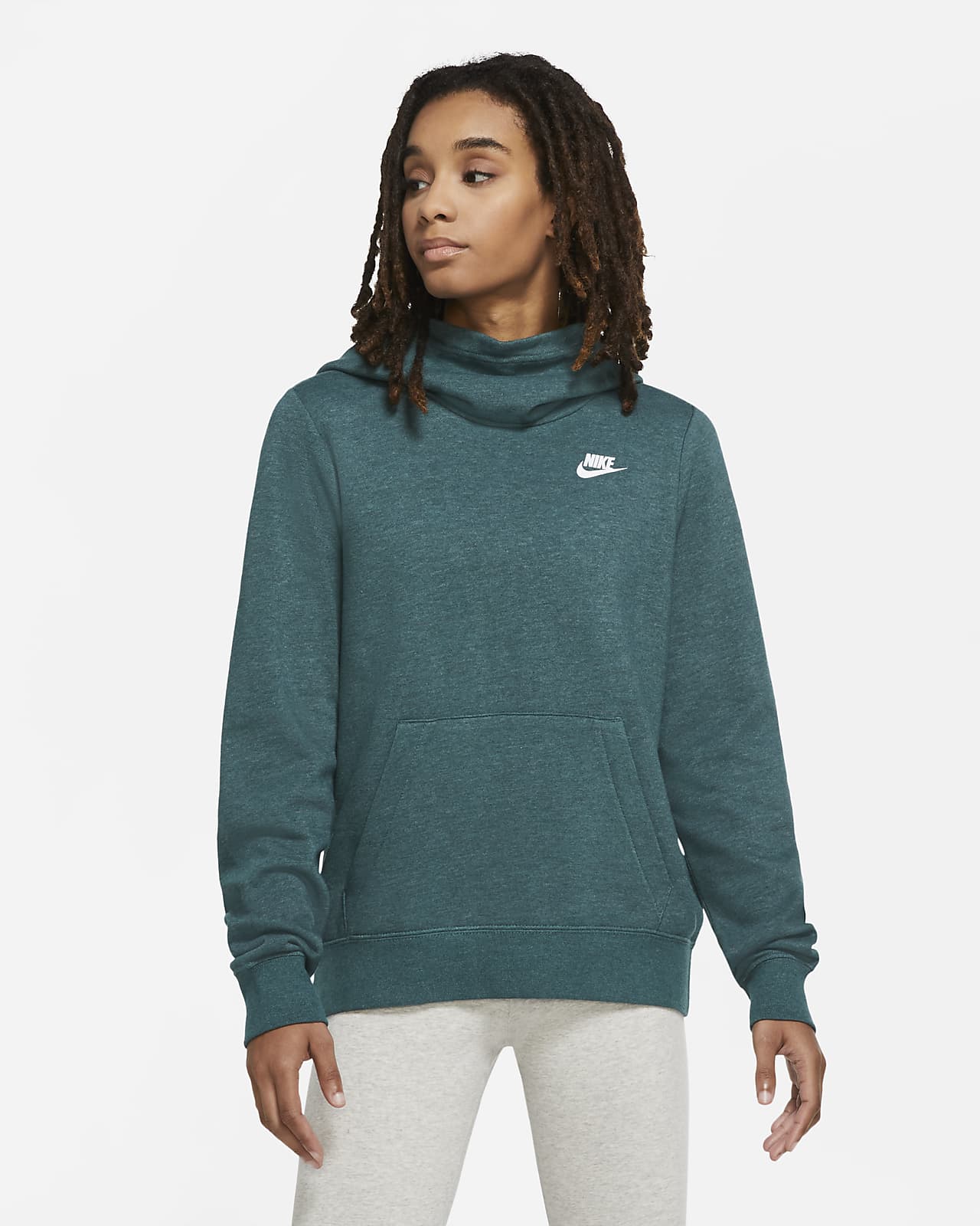 nike hoodie with funnel neck