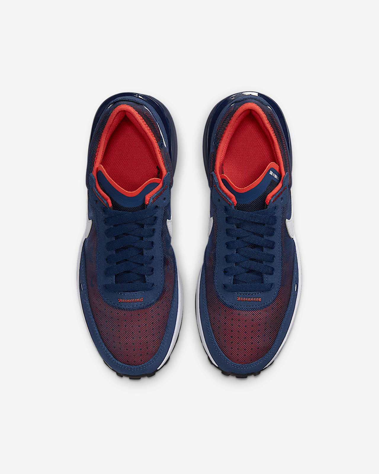 nike waffle azul