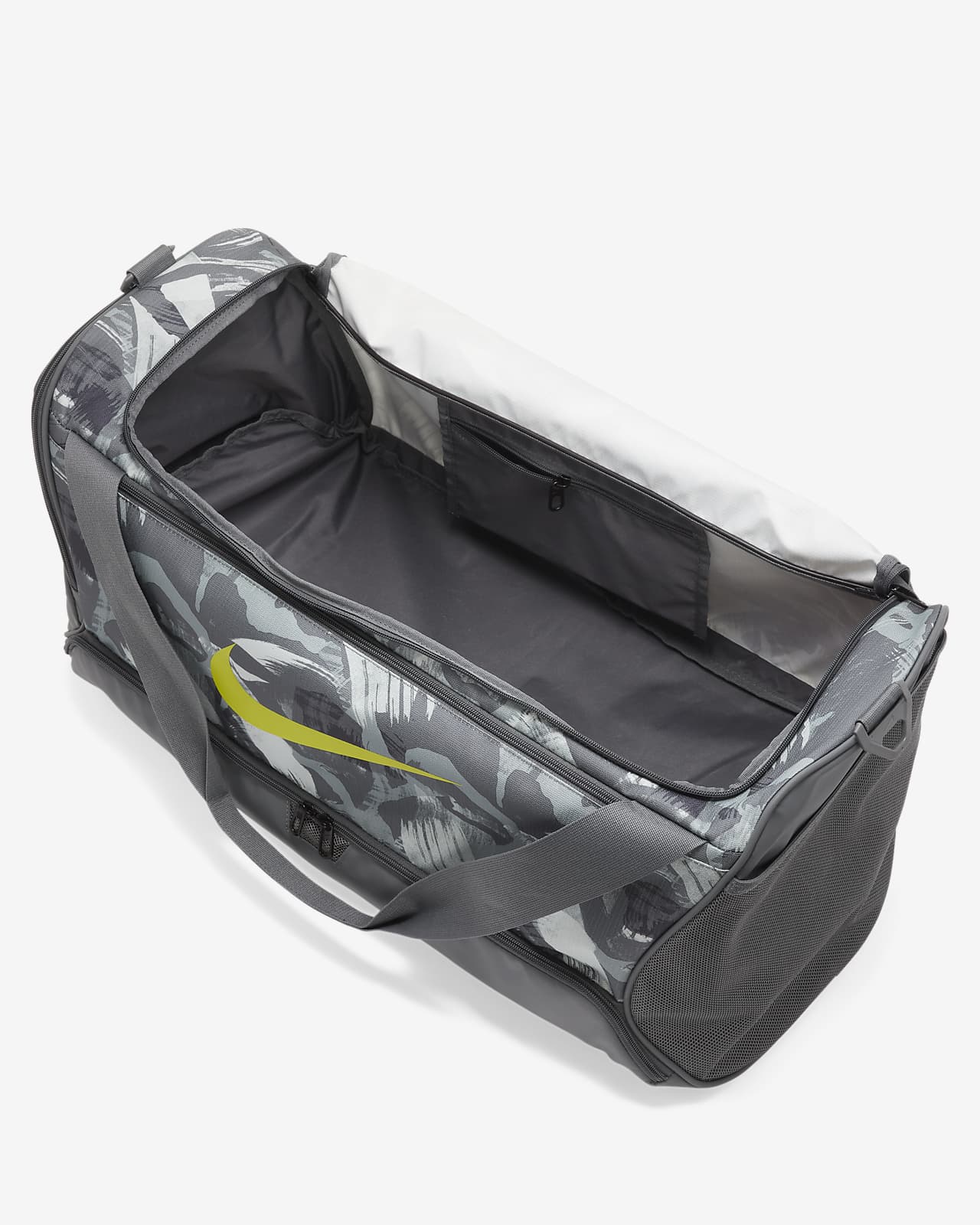 Nike Brasilia Printed Duffel Bag (Medium, 60L). Nike HU