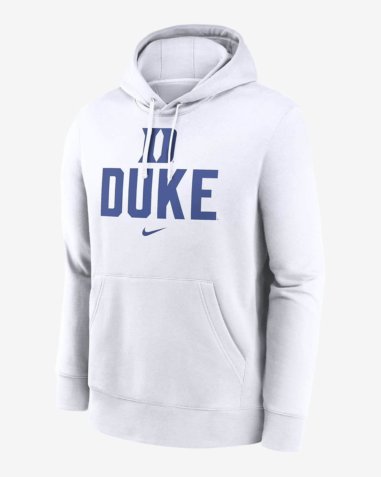 Sudadera con gorro sin cierre universitaria Nike para hombre Duke Blue Devils Primetime Club Campus