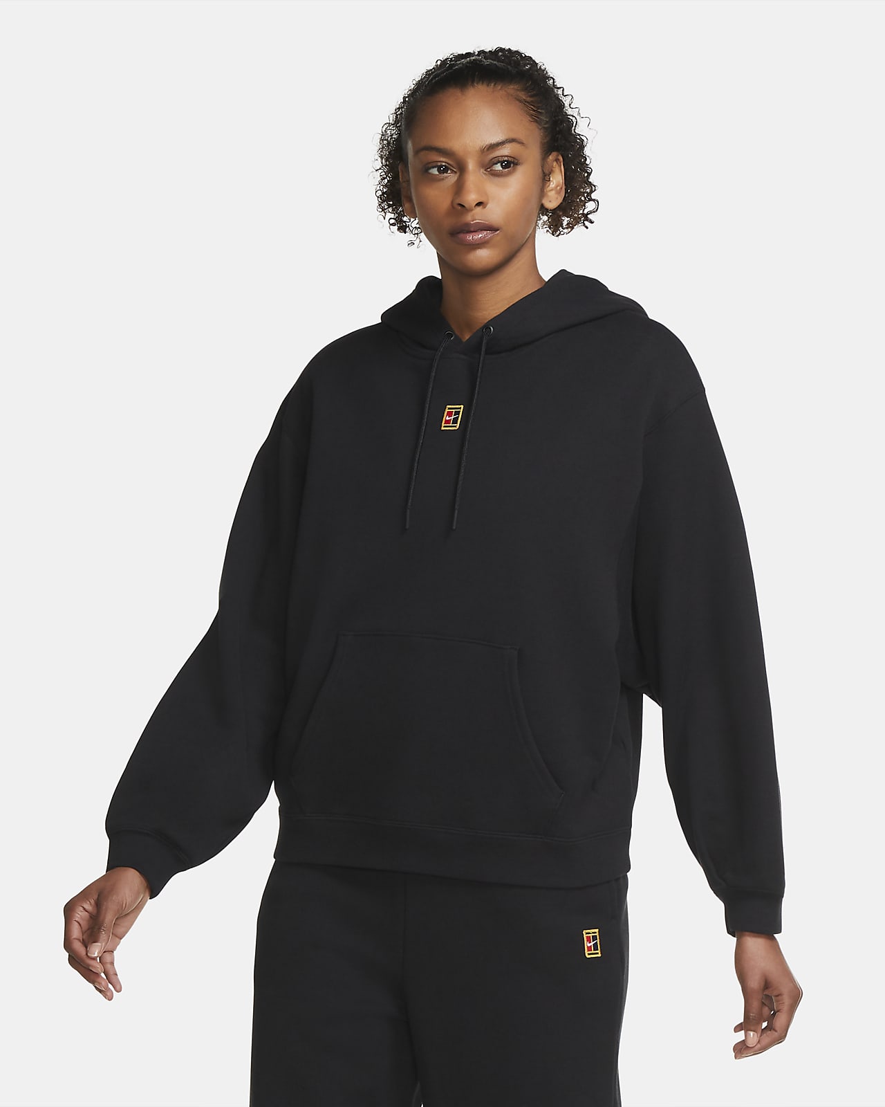 nike court fleece hoodie