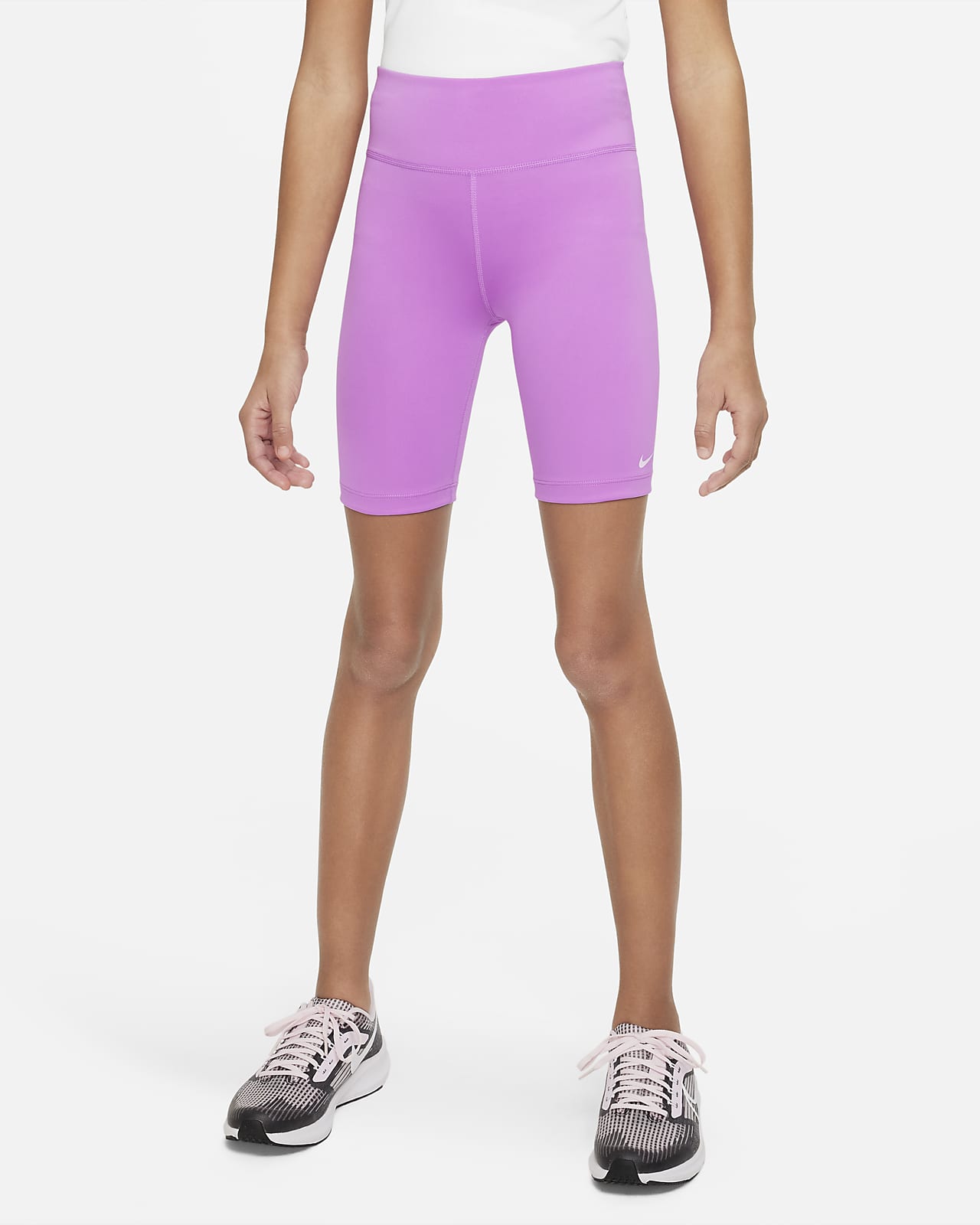 Nike One Big Kids' (Girls') Bike Shorts.