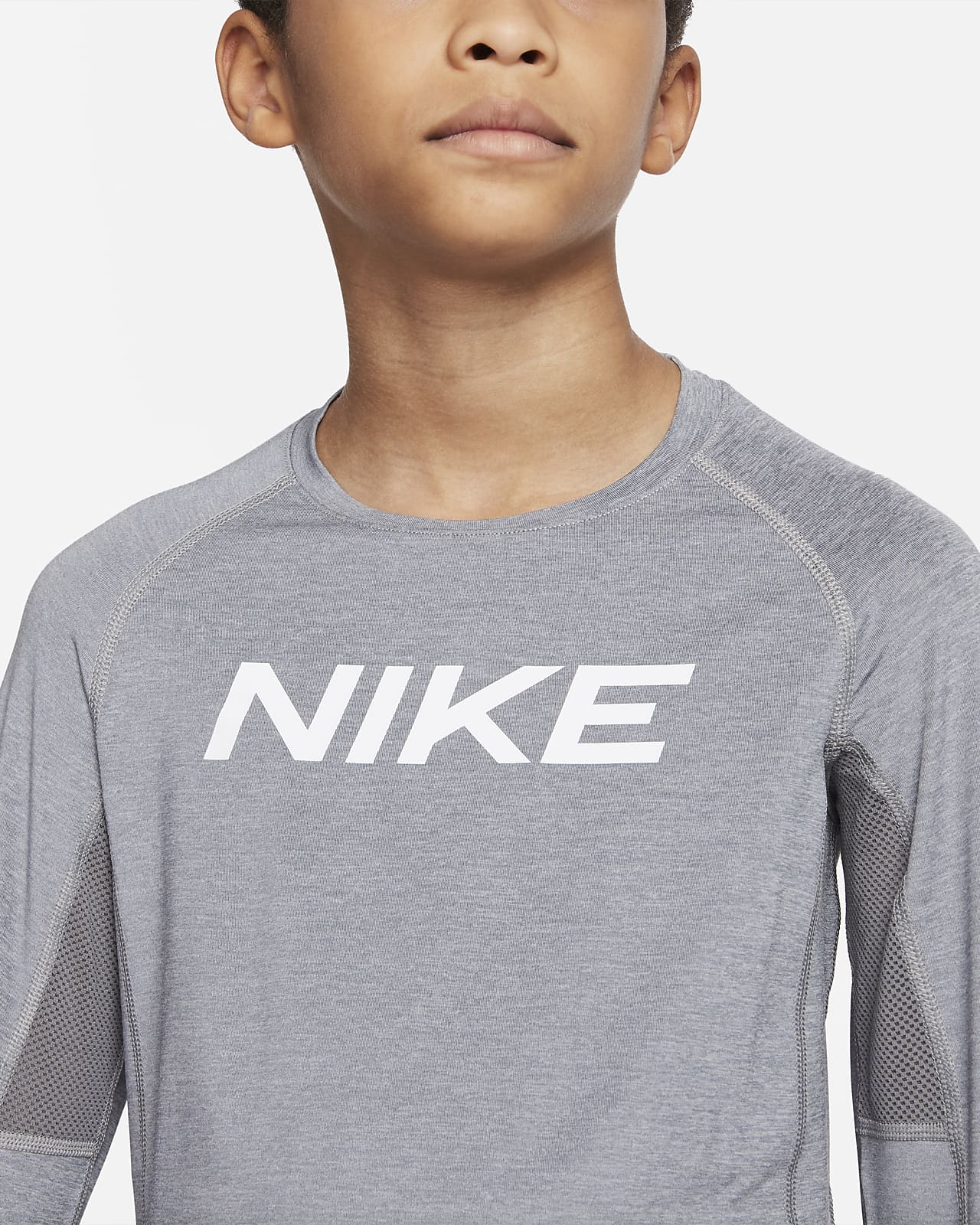 Nike Pro Dri-FIT Jongenstop met lange mouwen. Nike NL