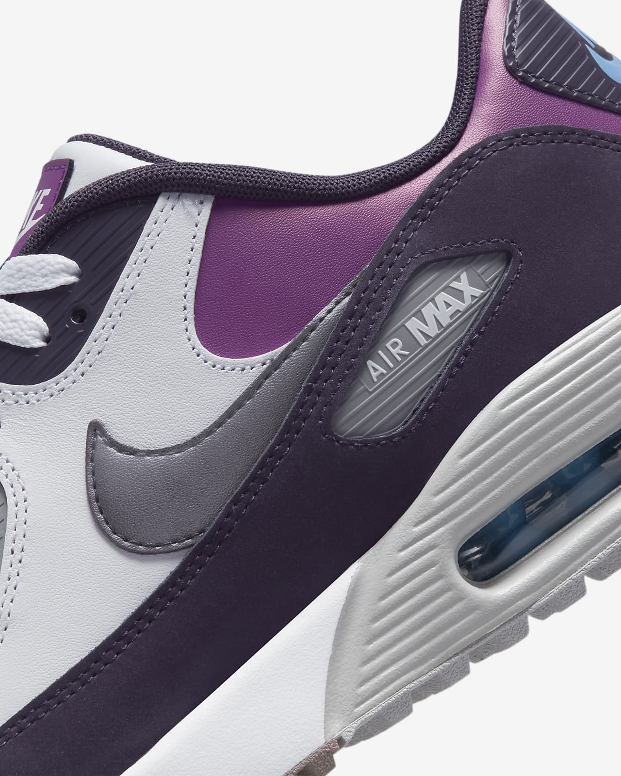 Nike air max hotsell 90 black white violet