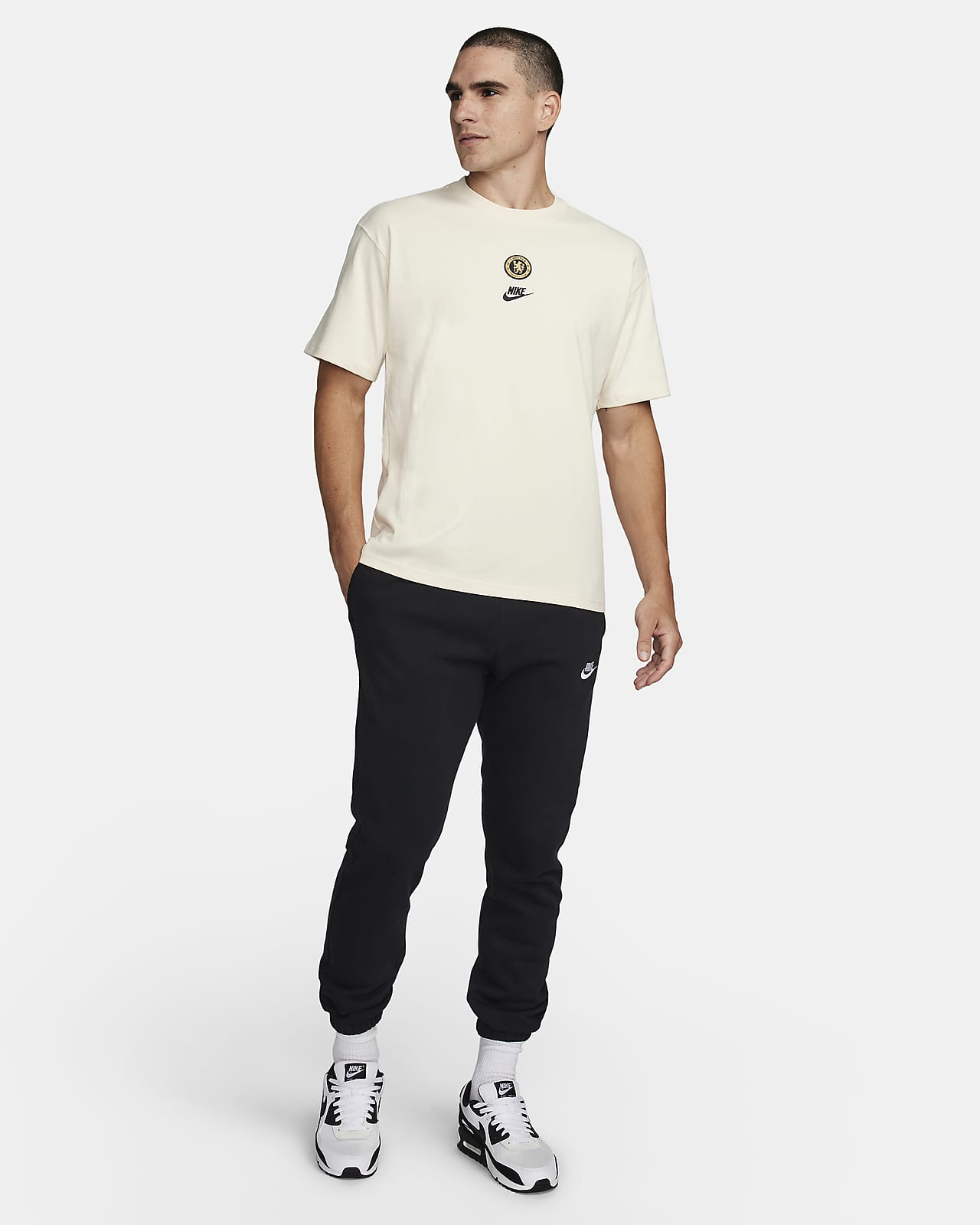 T-shirt de futebol Nike Premium Essentials Chelsea FC para homem