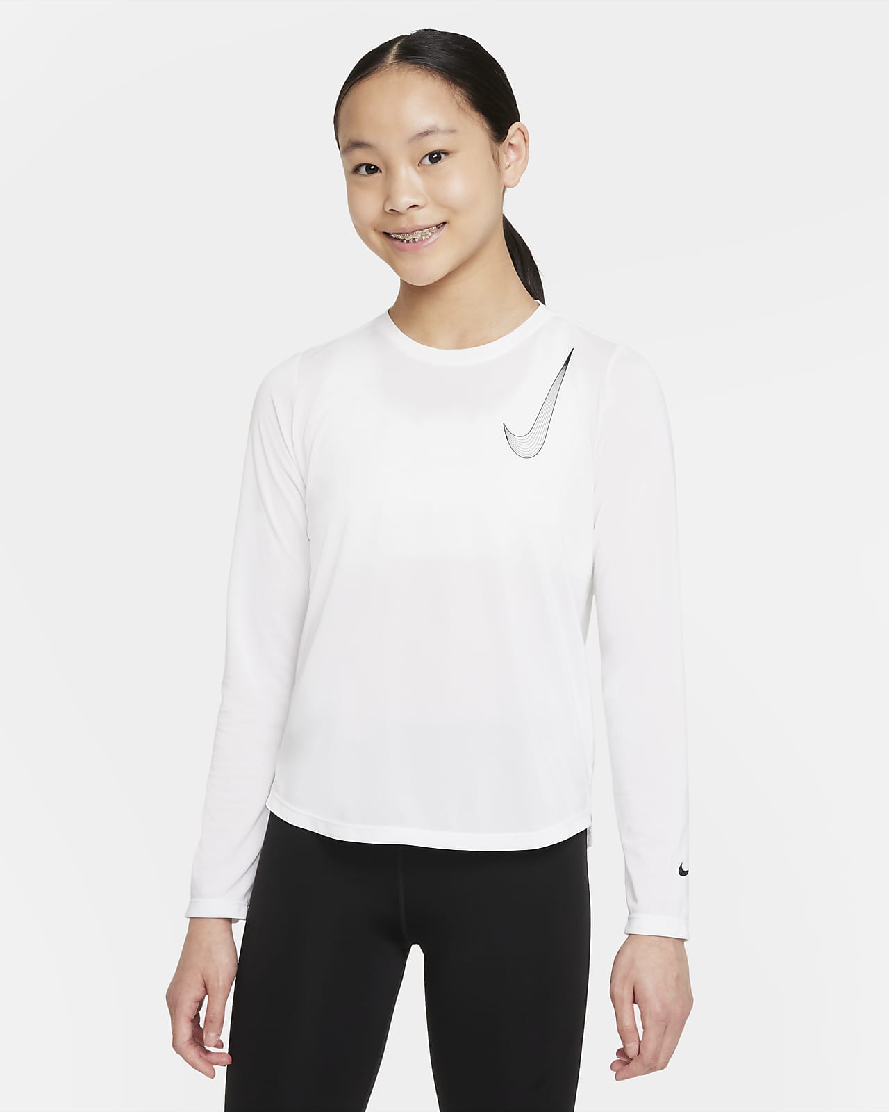 Dri-FIT Big Kids' (Girls') Long-Sleeve Top. Nike.com