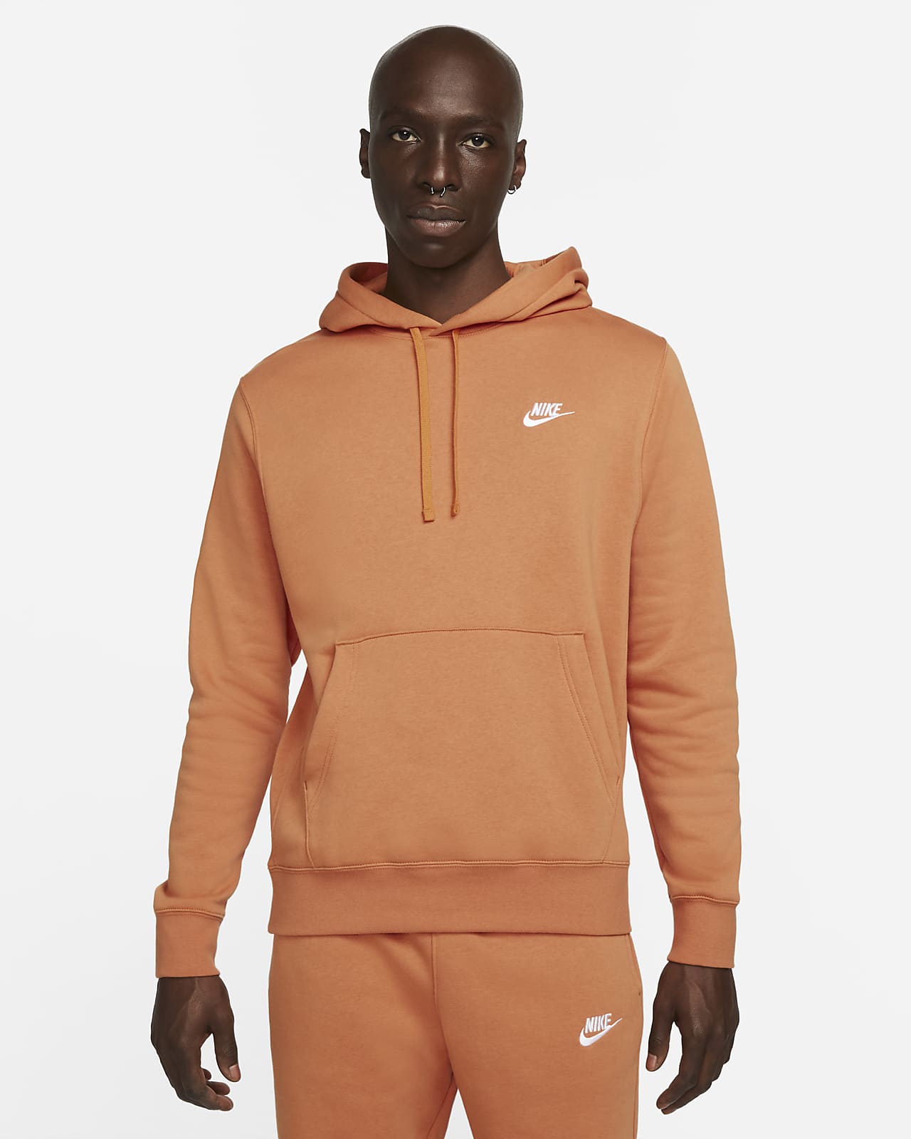 nike club fleece overhead hoodie