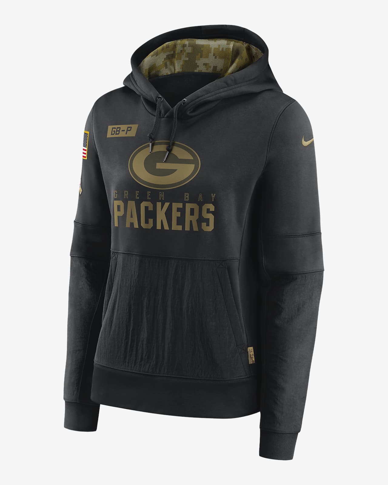 men's nike nfl salute to service therma po hoodie