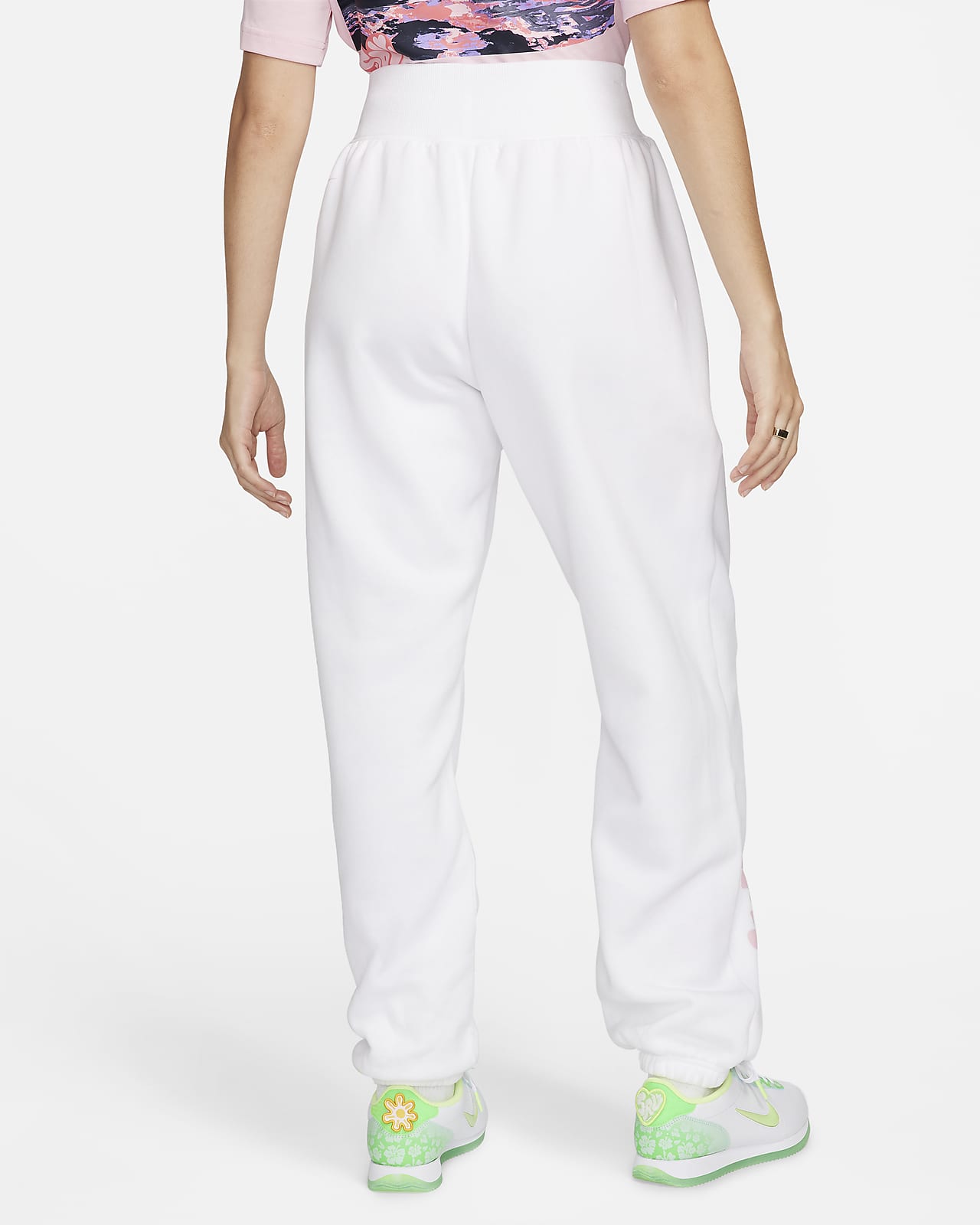 Pants de entrenamiento oversized de tiro alto para mujer Nike Sportswear  Phoenix Fleece x Doernbecher Freestyle “Sydney”.