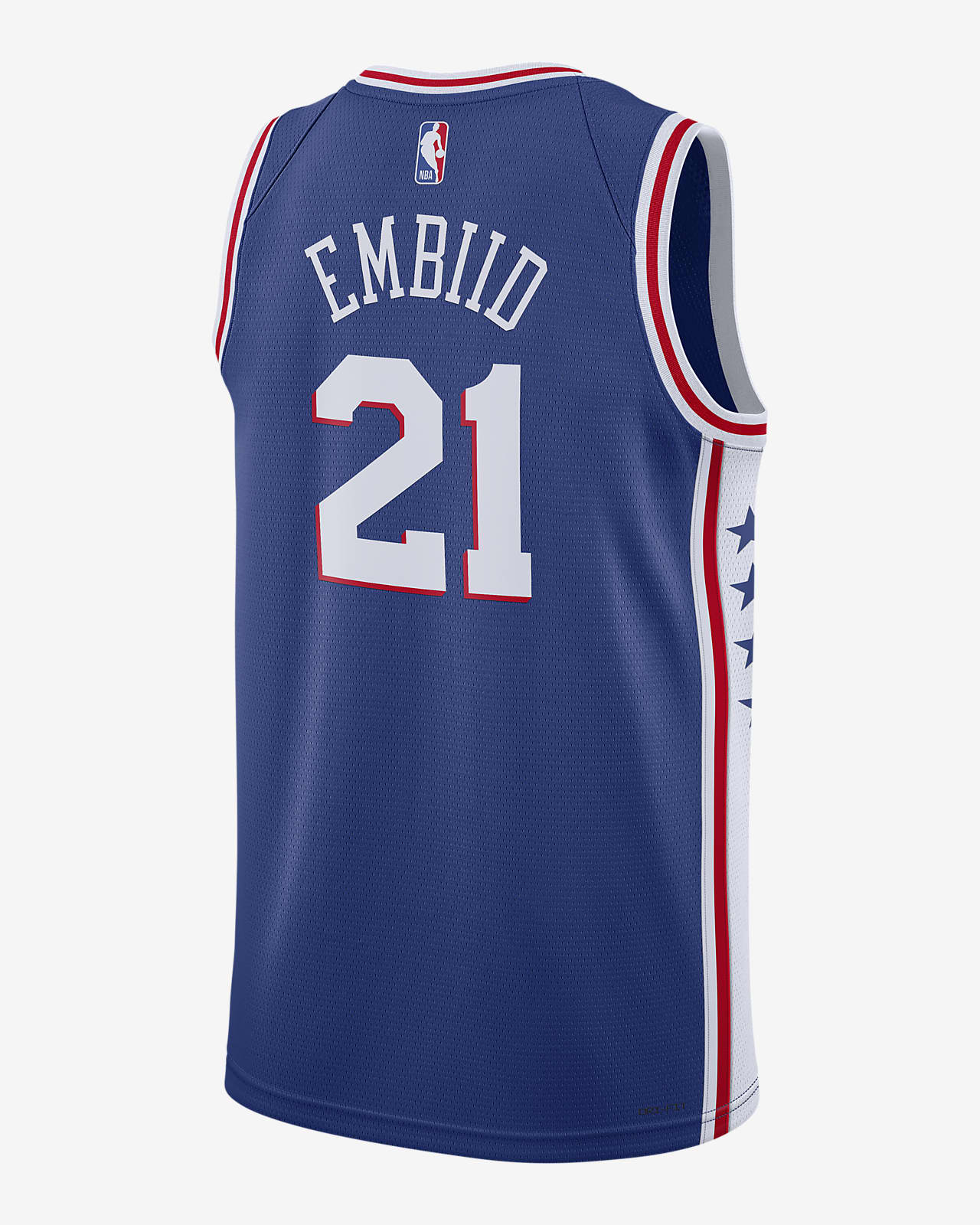 menú por inadvertencia ratón Philadelphia 76ers Icon Edition 2022/23 Camiseta Nike Dri-FIT NBA Swingman.  Nike ES