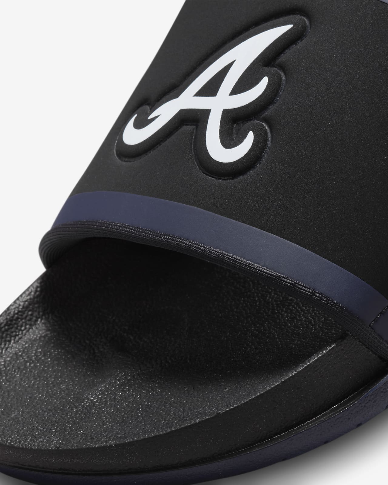 Atlanta Braves Nike Off-Court Wordmark Slide Sandals