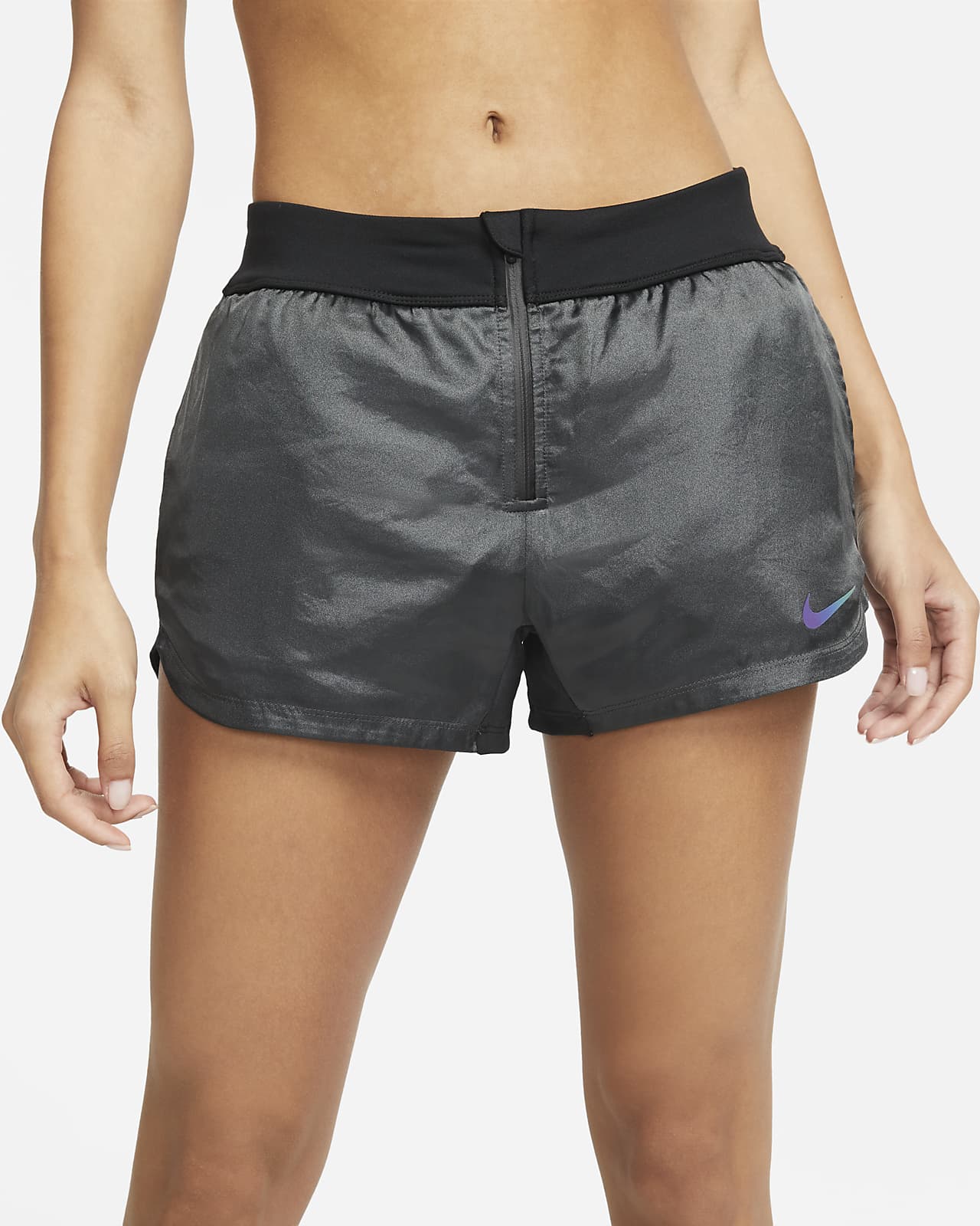 nike mid rise running shorts