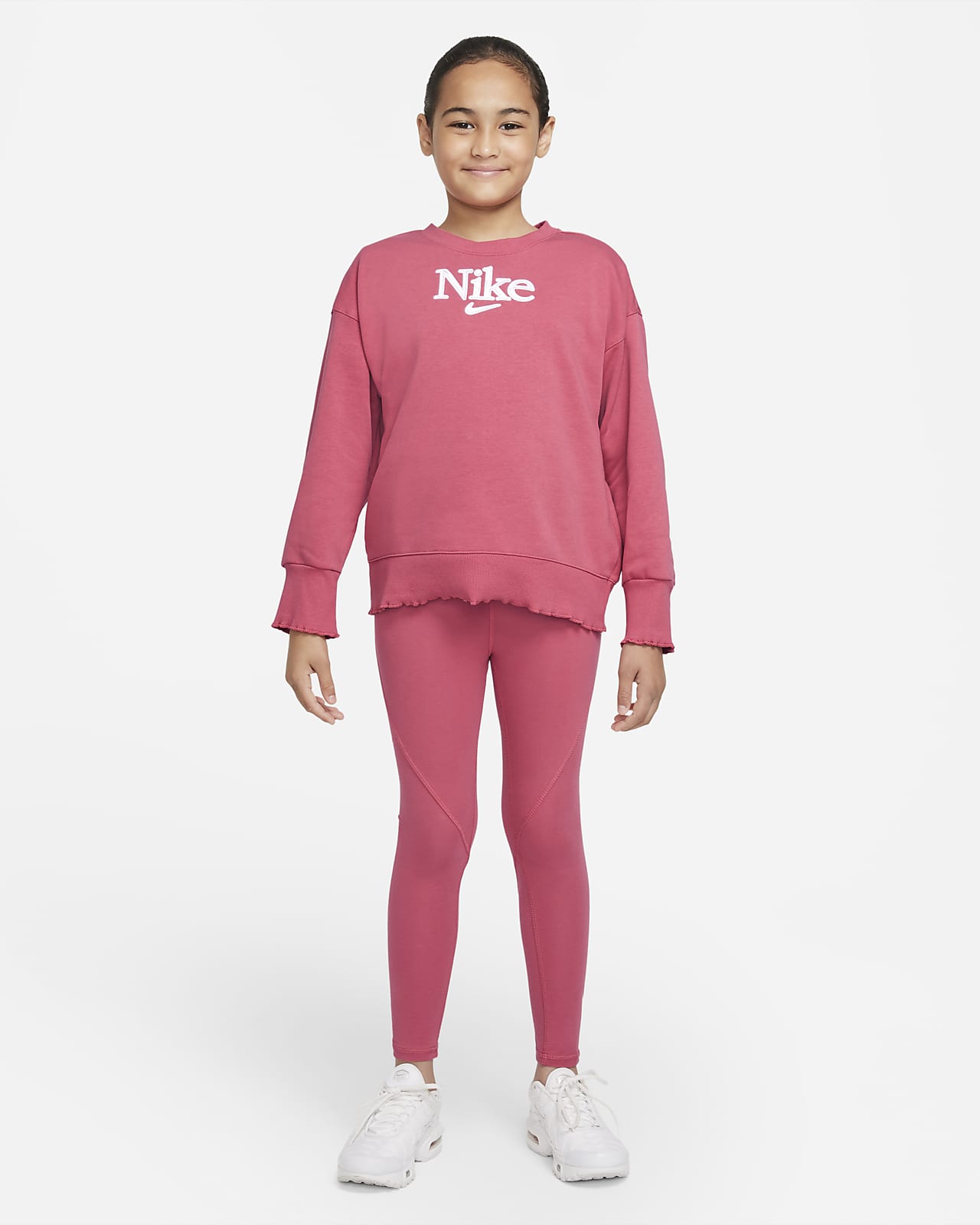 Nike Sportswear Favourites Older Kids' (Girls') Graphic High-Waisted ...