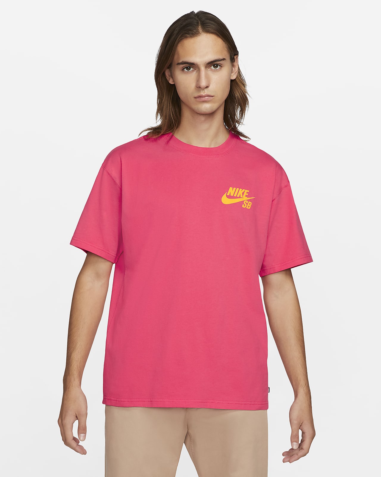 red nike sb shirt