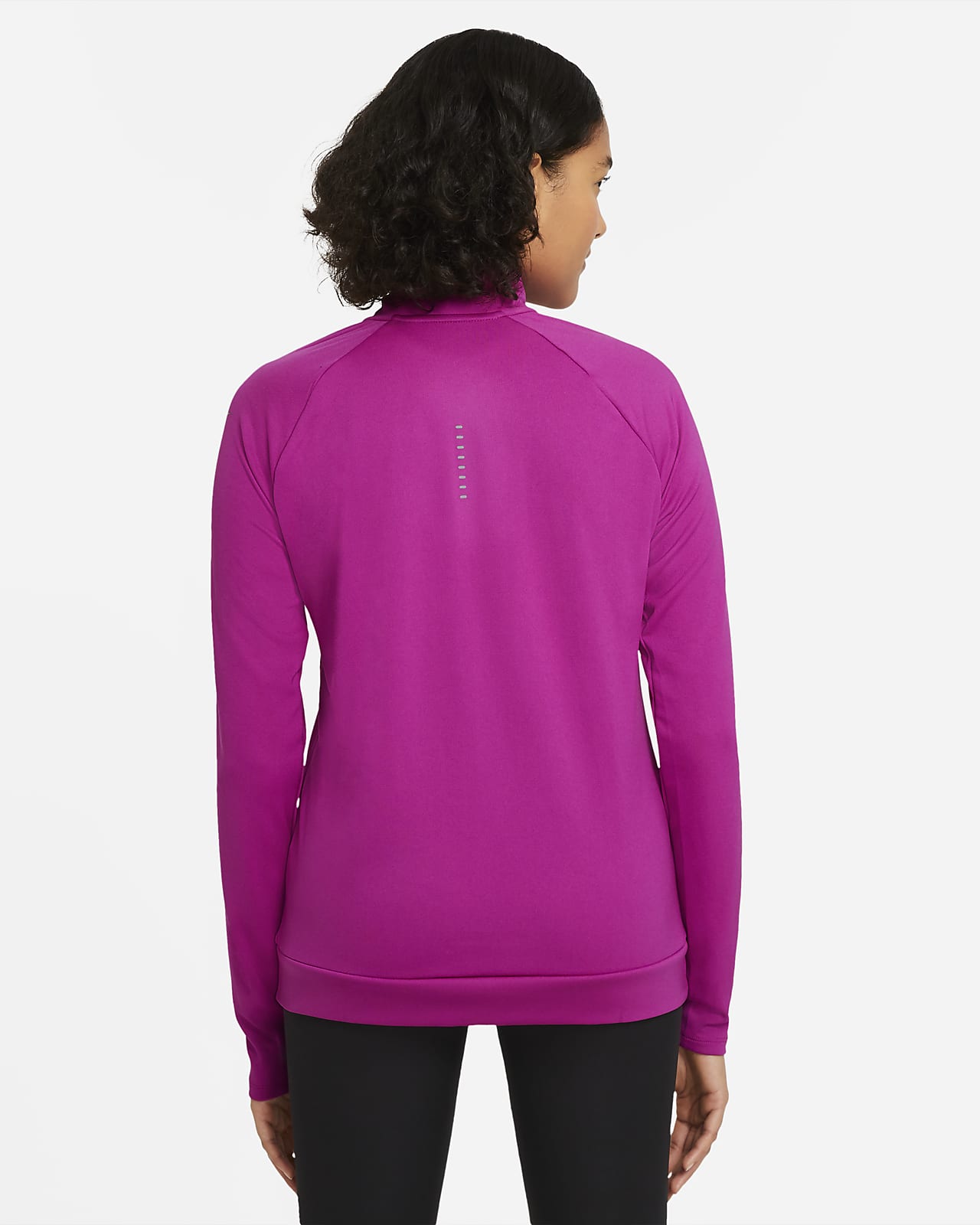 womens pink nike running top