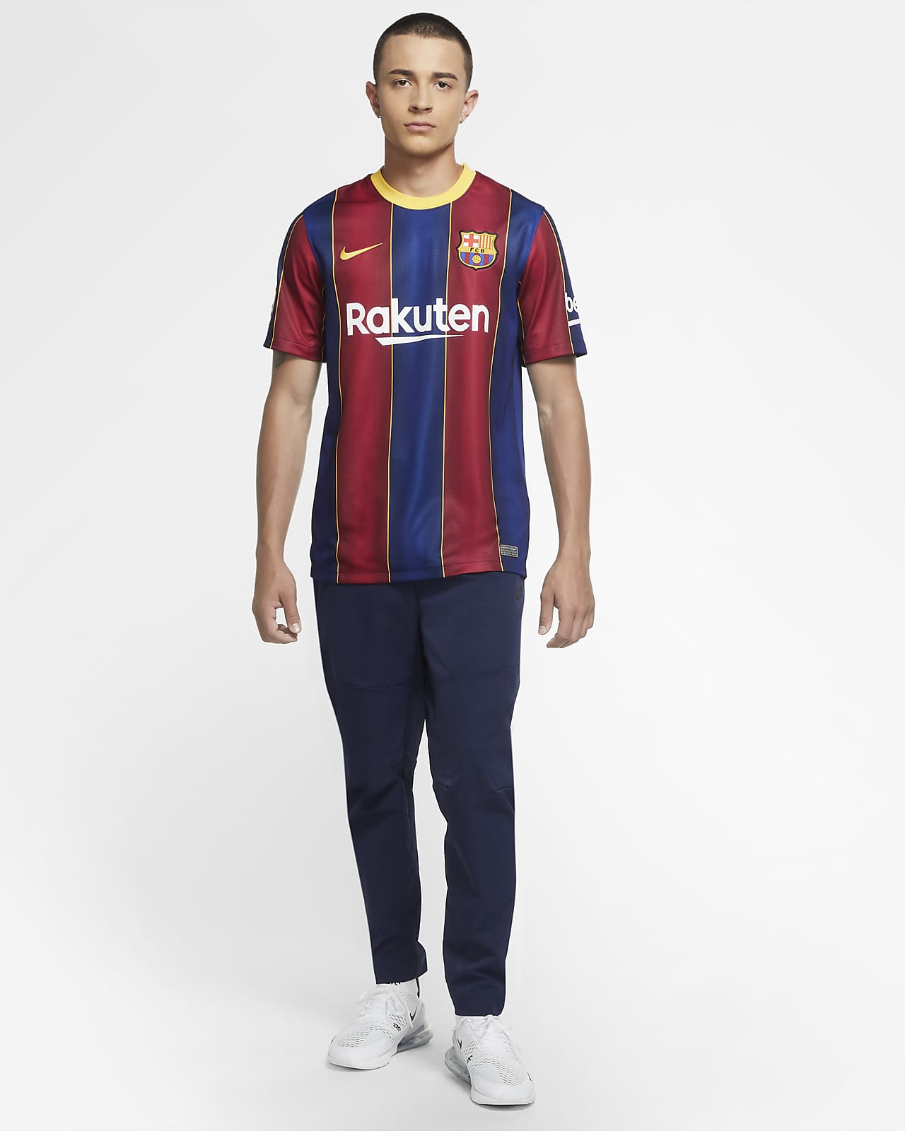 NIKE公式】FC バルセロナ 2020/21 スタジアム ホーム メンズ サッカーユニフォーム.オンラインストア (通販サイト)