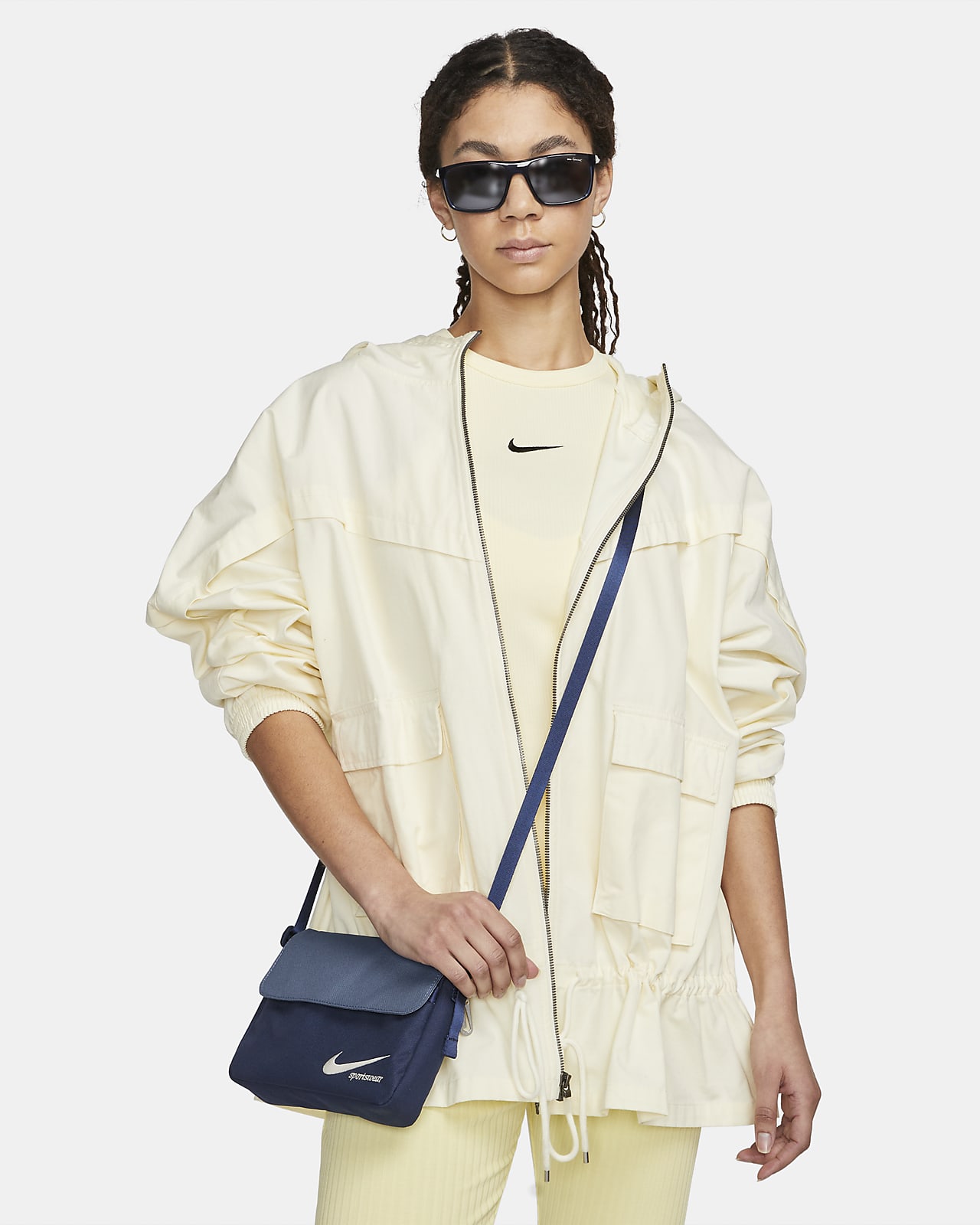 Handbag Nike Sportswear Futura Luxe Crossbody Bag CW9304-010 | FLEXDOG