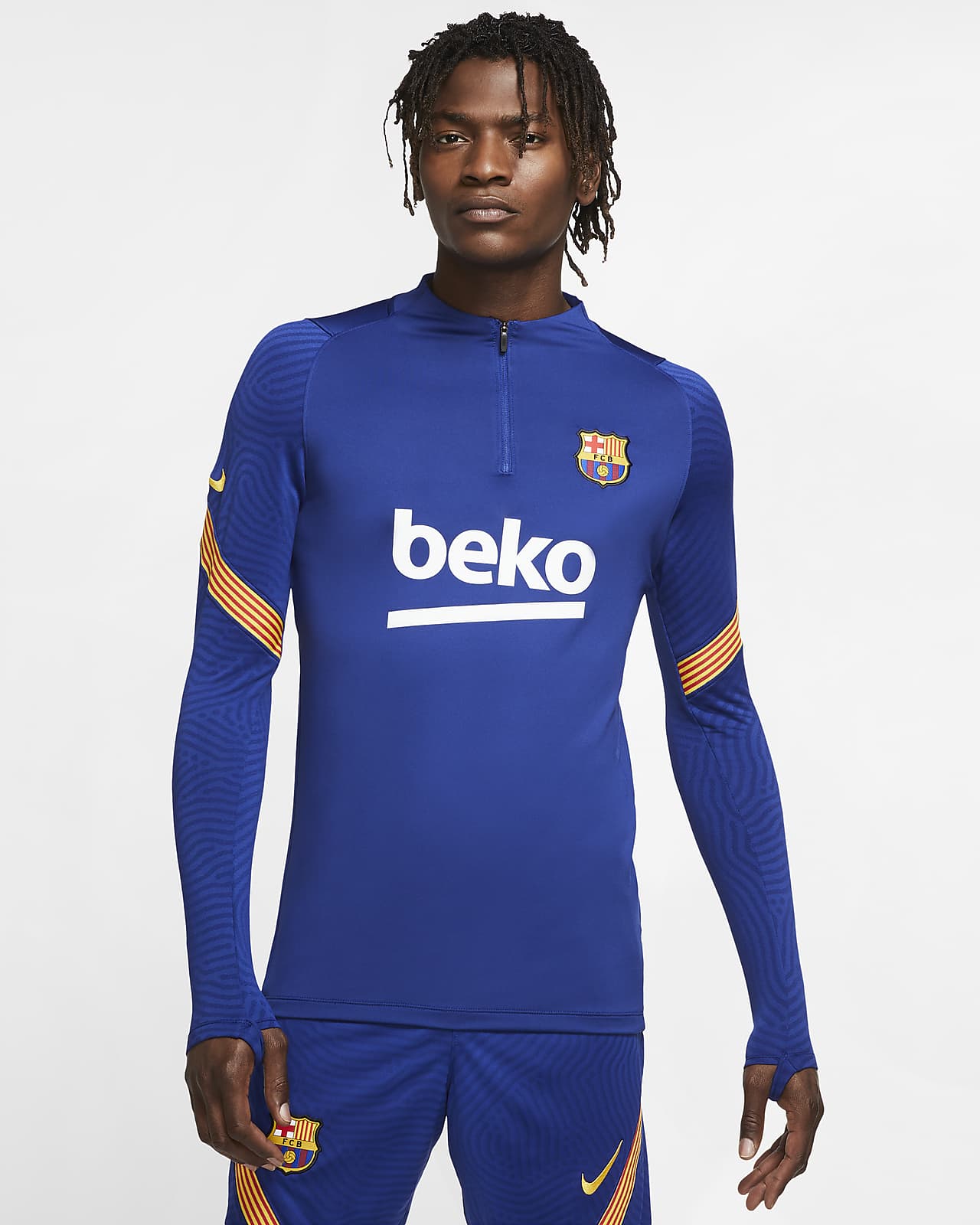 fc barcelona strike drill top