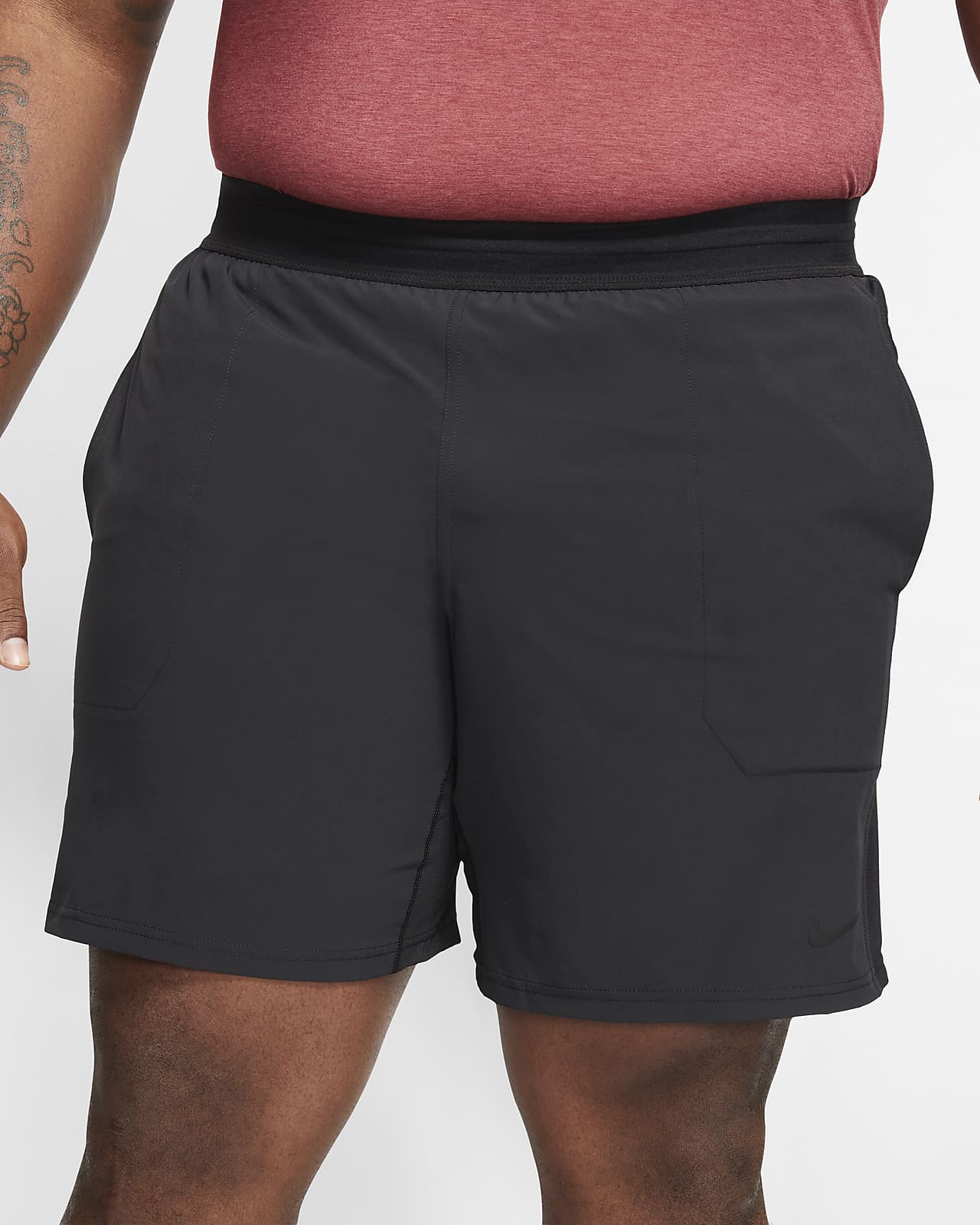 nike training flex shorts in black