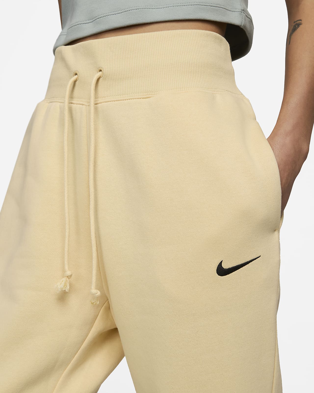 Pantalon de jogging taille haute en tissu Fleece Nike Sportswear